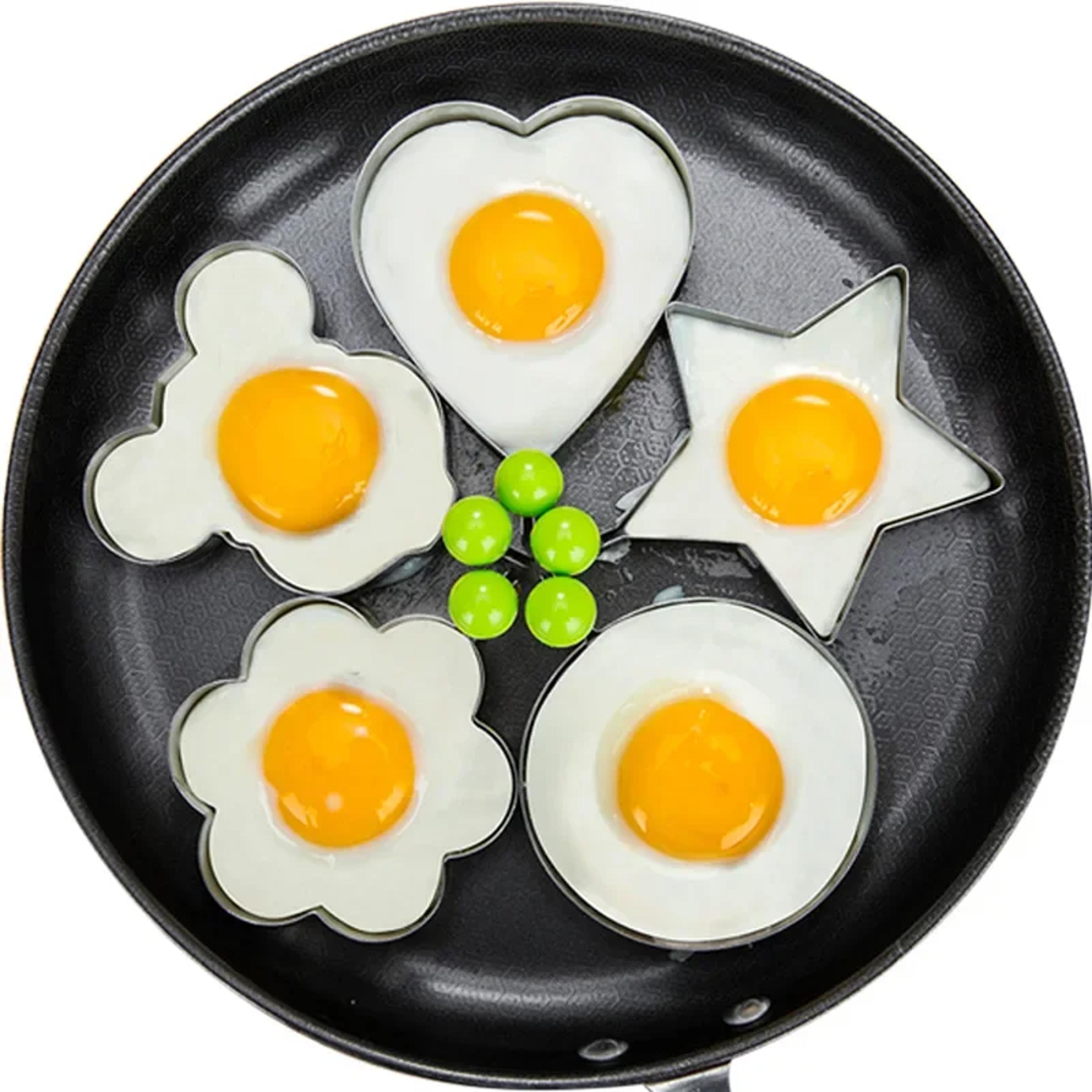 Stainless Steel Egg Ring Pancake Mold For Perfect Breakfasts 0