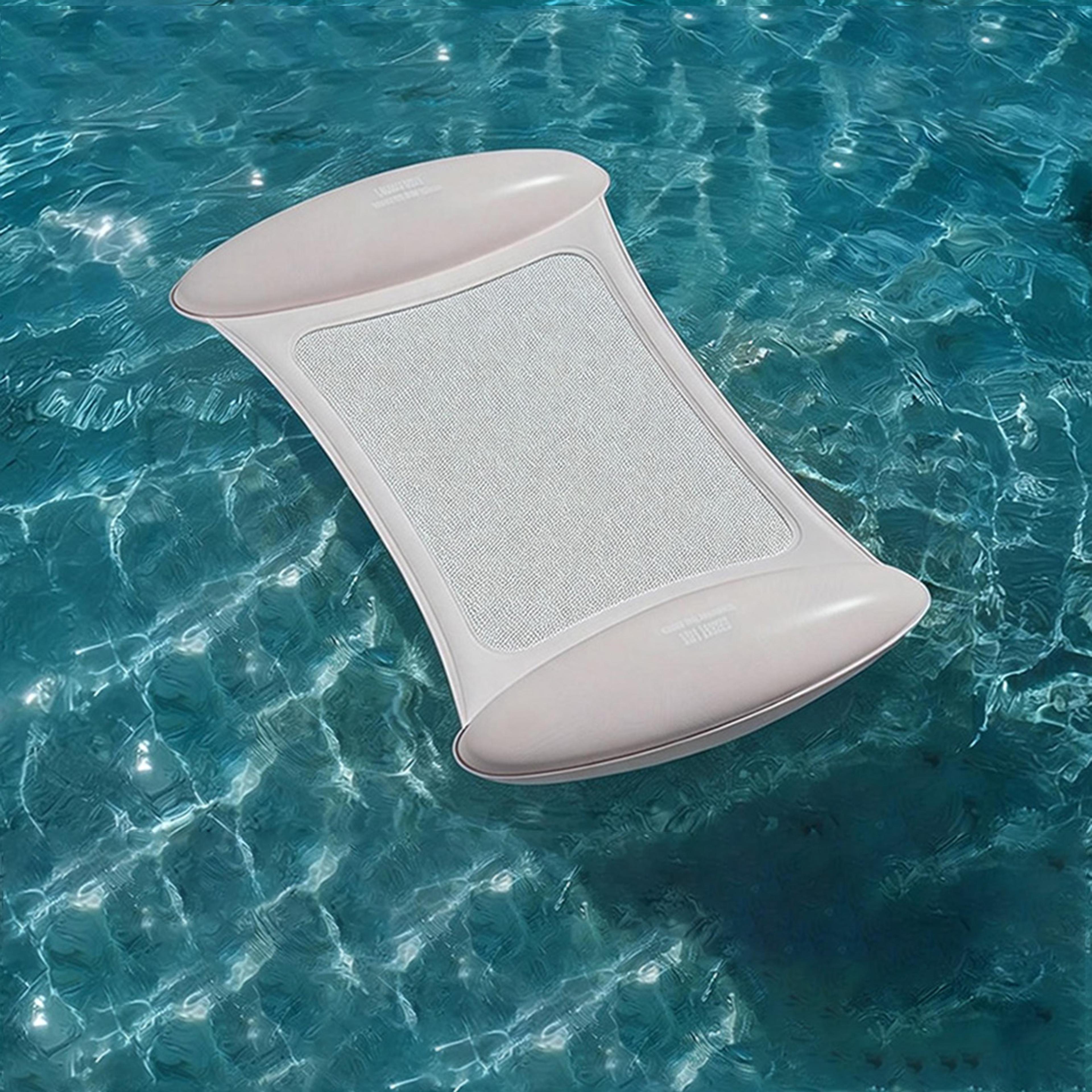 Inflatable Pool Float Lounger With Mesh Water Hammock For Adults 6