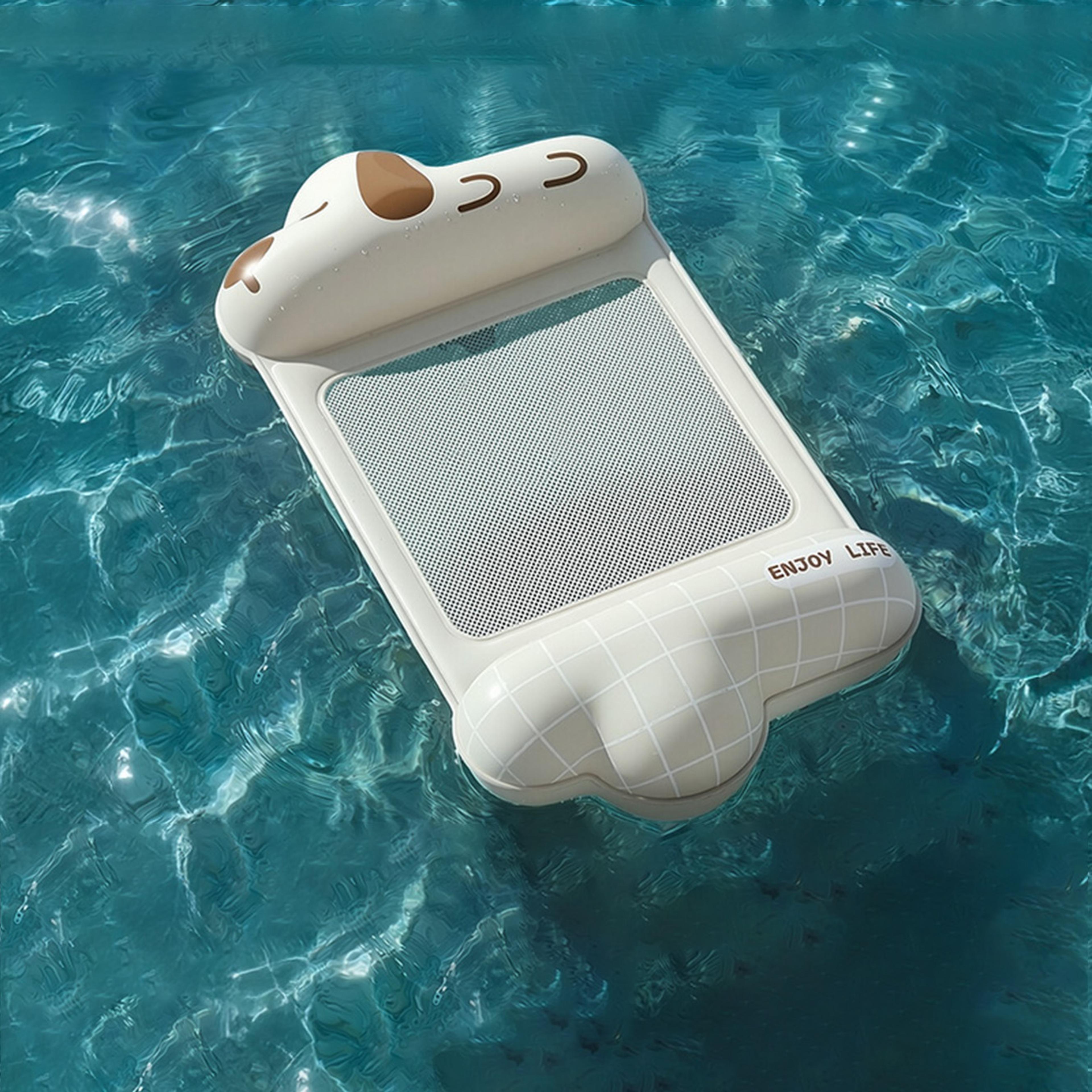 Inflatable Pool Float Lounger With Mesh Water Hammock For Adults 8