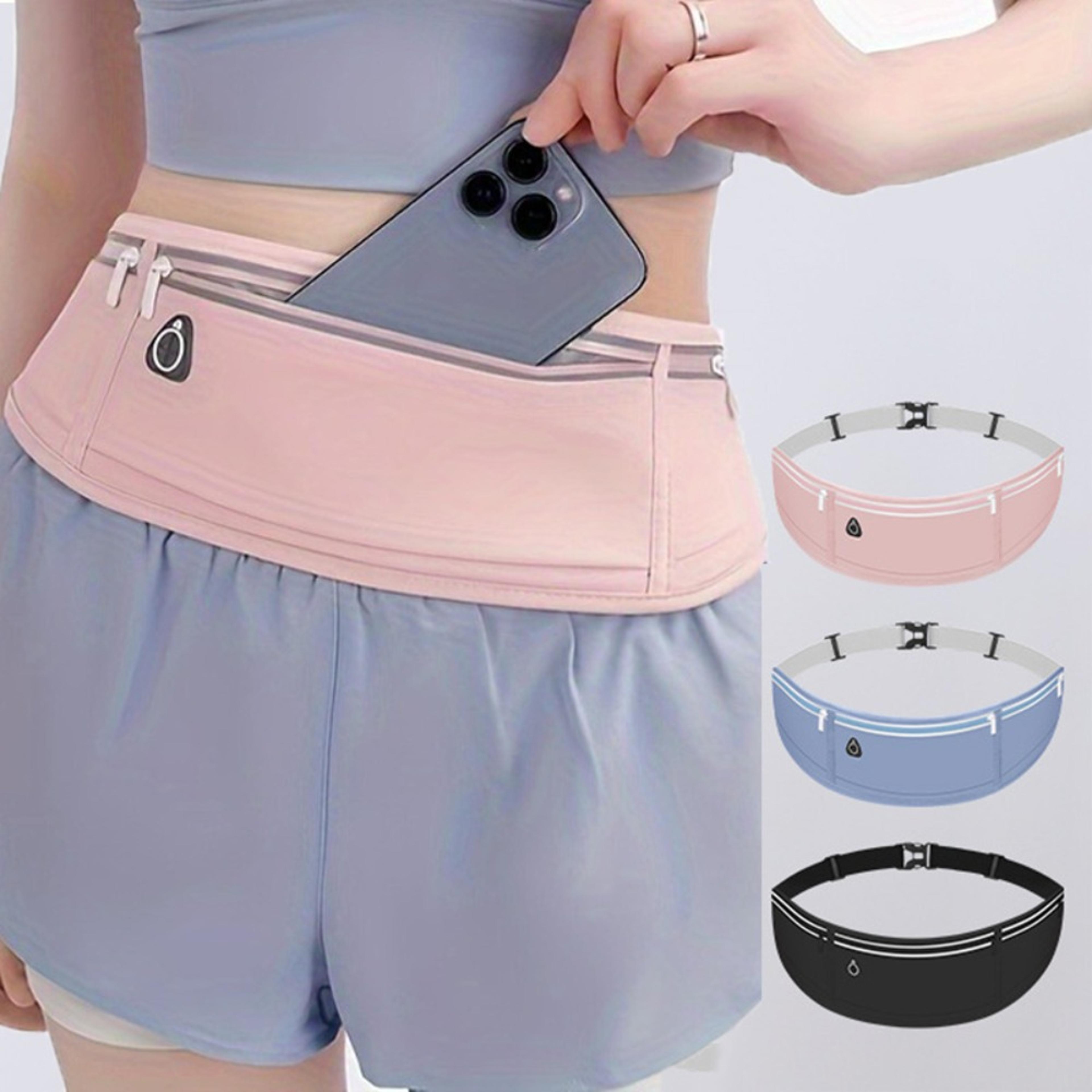 Running Belt Phone Waist Pouch With Adjustable Elastic Strap 2