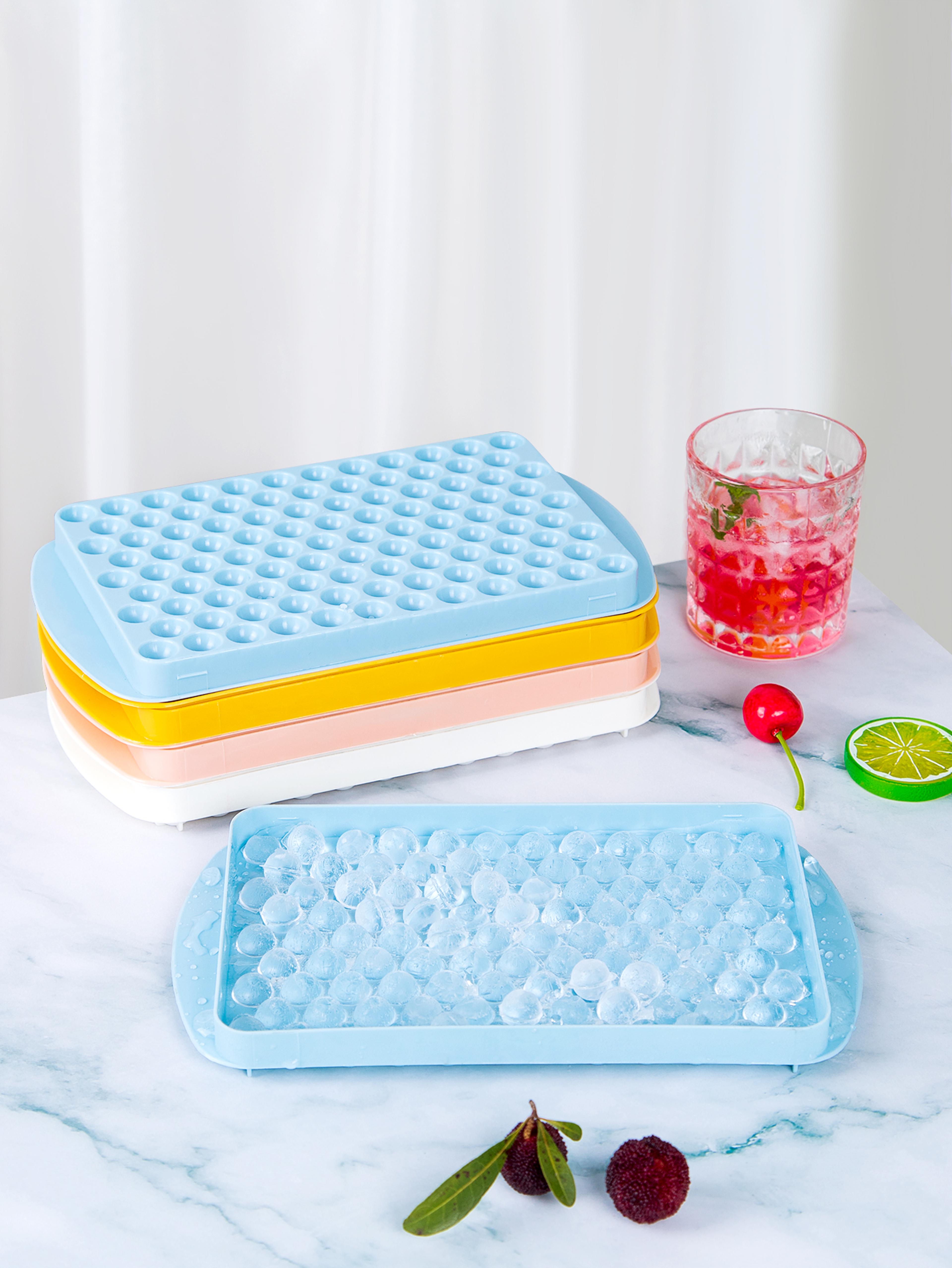 Cube Silicone Ice Cube Tray With Lid Food Grade Stackable Ice Cube Mold 0