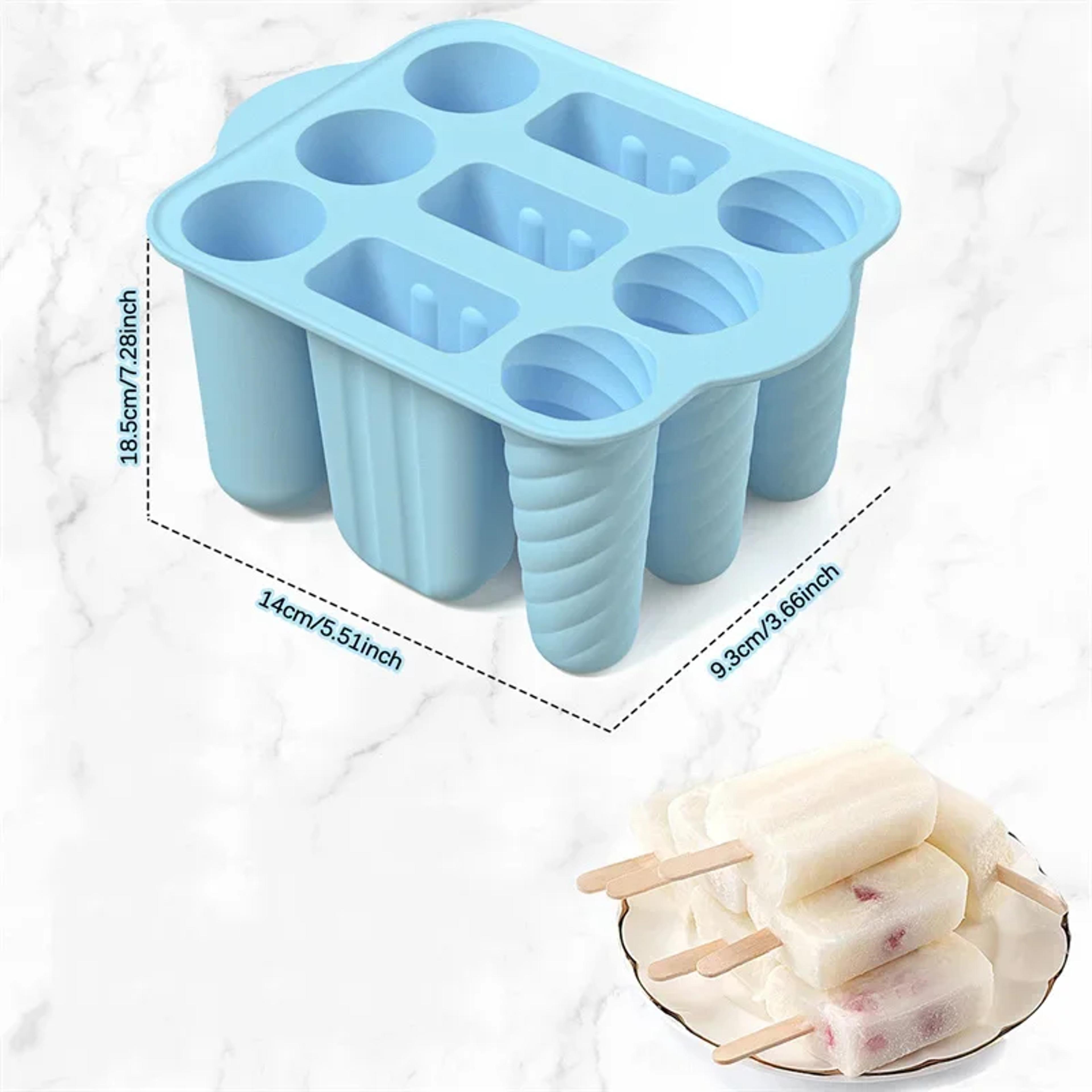 Cavity Silicone Popsicle Molds With Sticks Easy Release Ice Pop Molds For Homemade Frozen Treats 4