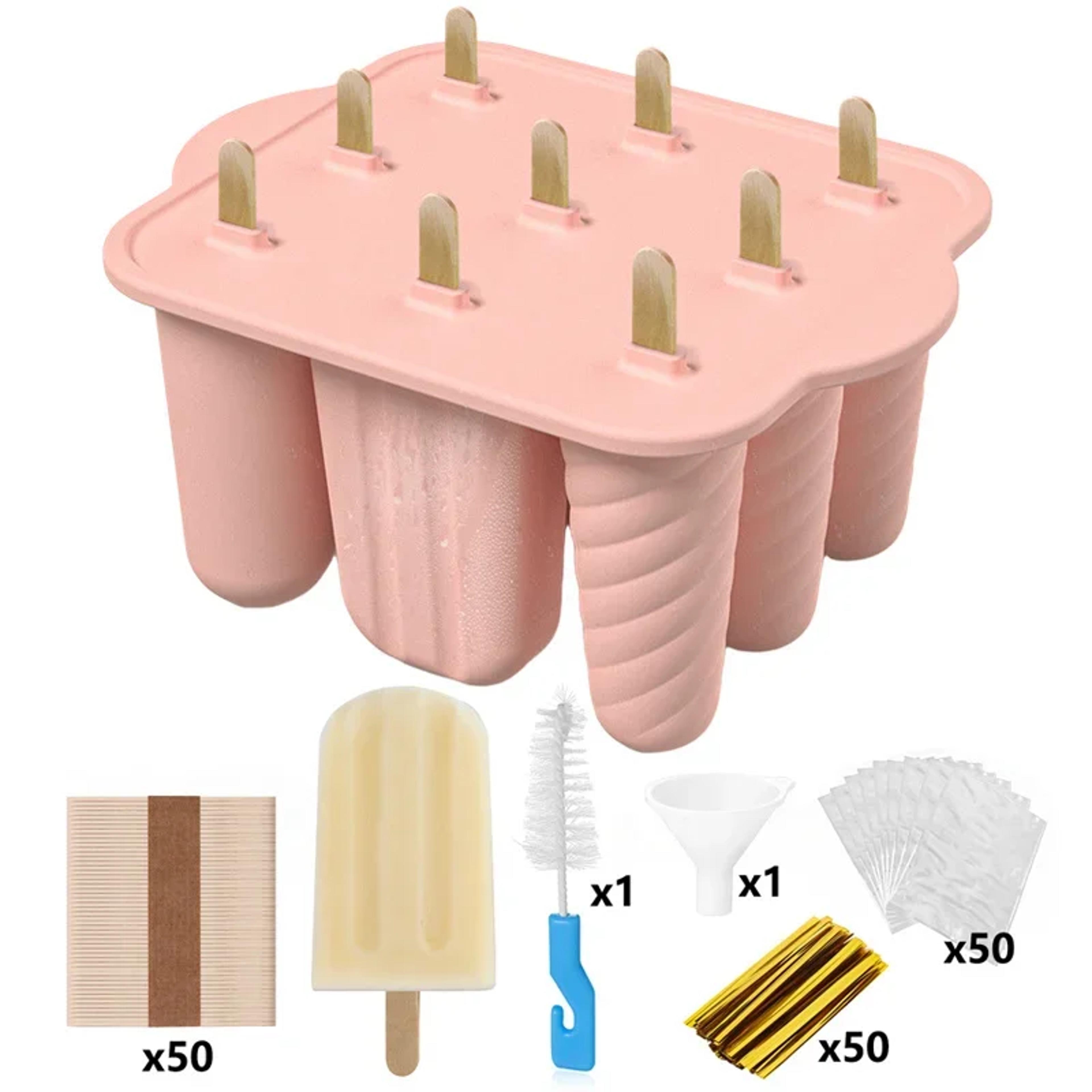 Cavity Silicone Popsicle Molds With Sticks Easy Release Ice Pop Molds For Homemade Frozen Treats 6