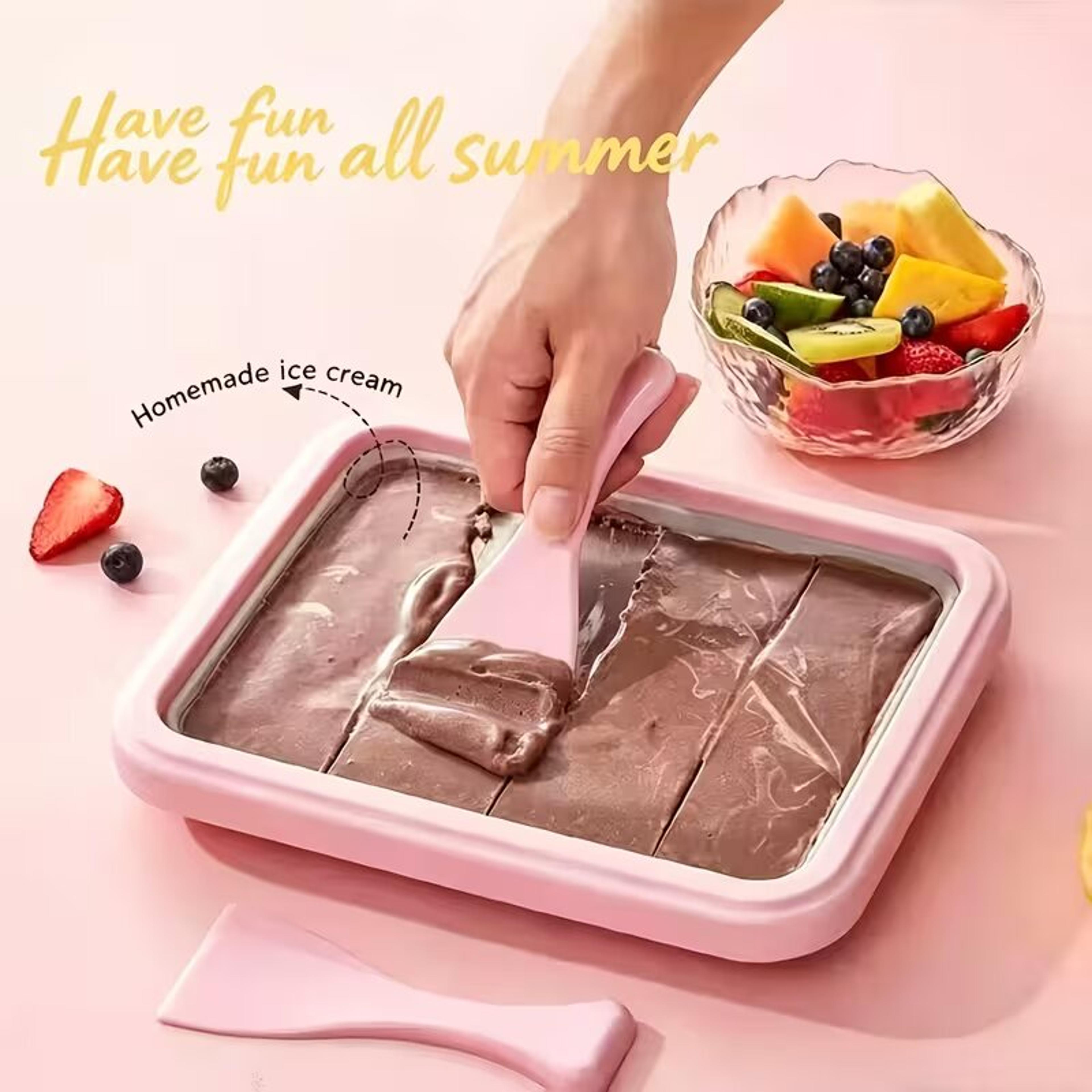 Frost Roll Cordless Rolled Ice Cream Maker Plate For Homemade Frozen Desserts 3
