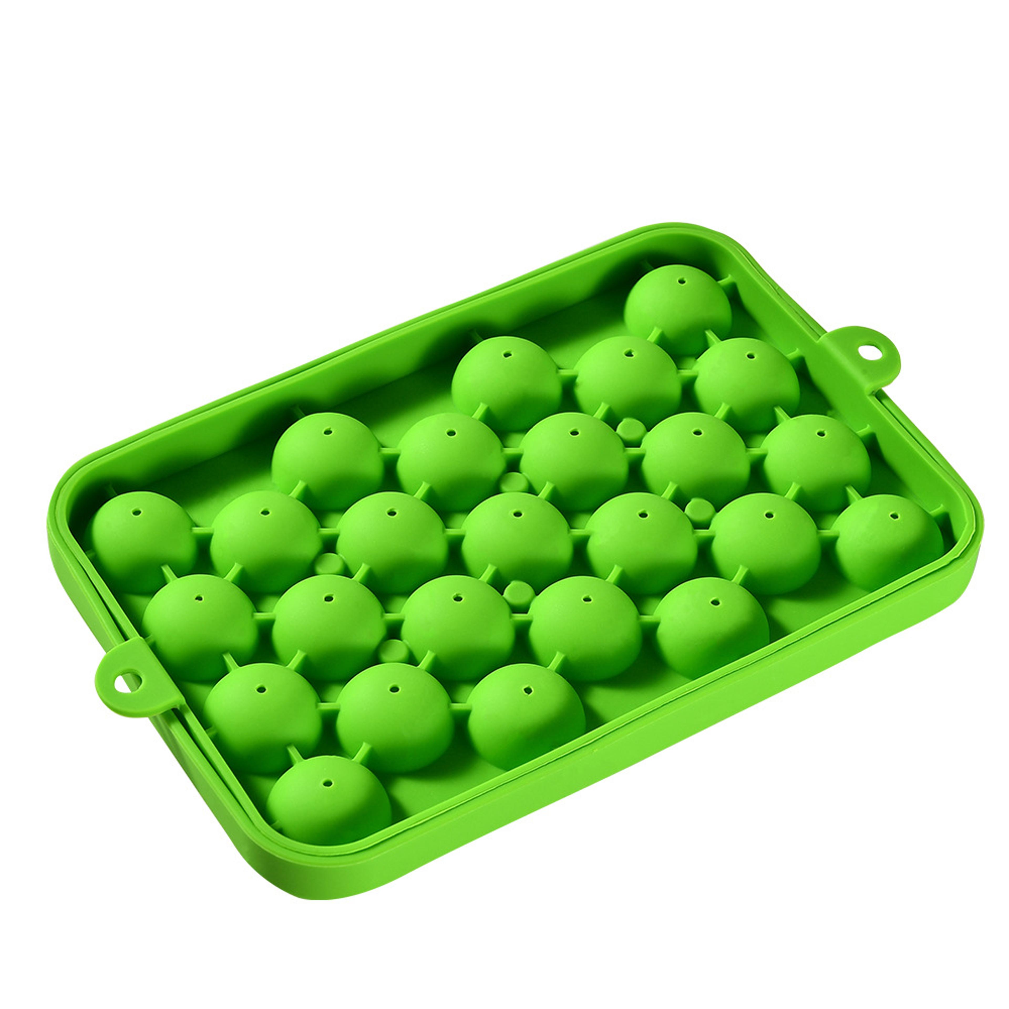 Cavity Silicone Ice Cube Tray With Lid Reusable Ice Ball Mold For Fruit Infused Drinks 7