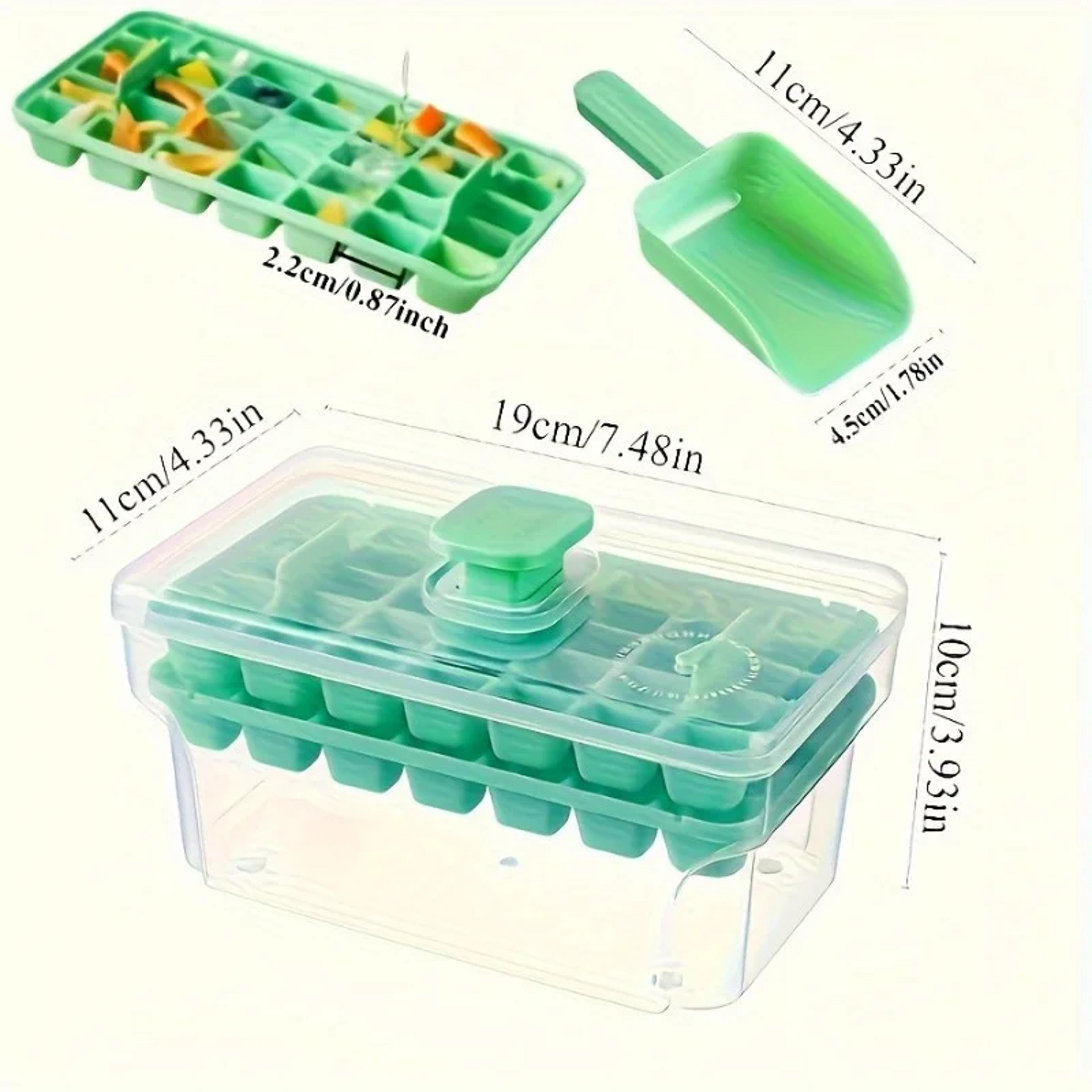 Cavity Ice Cube Tray With Storage Box Double Layer Ice Cube Maker For Drinks  Cocktails 3