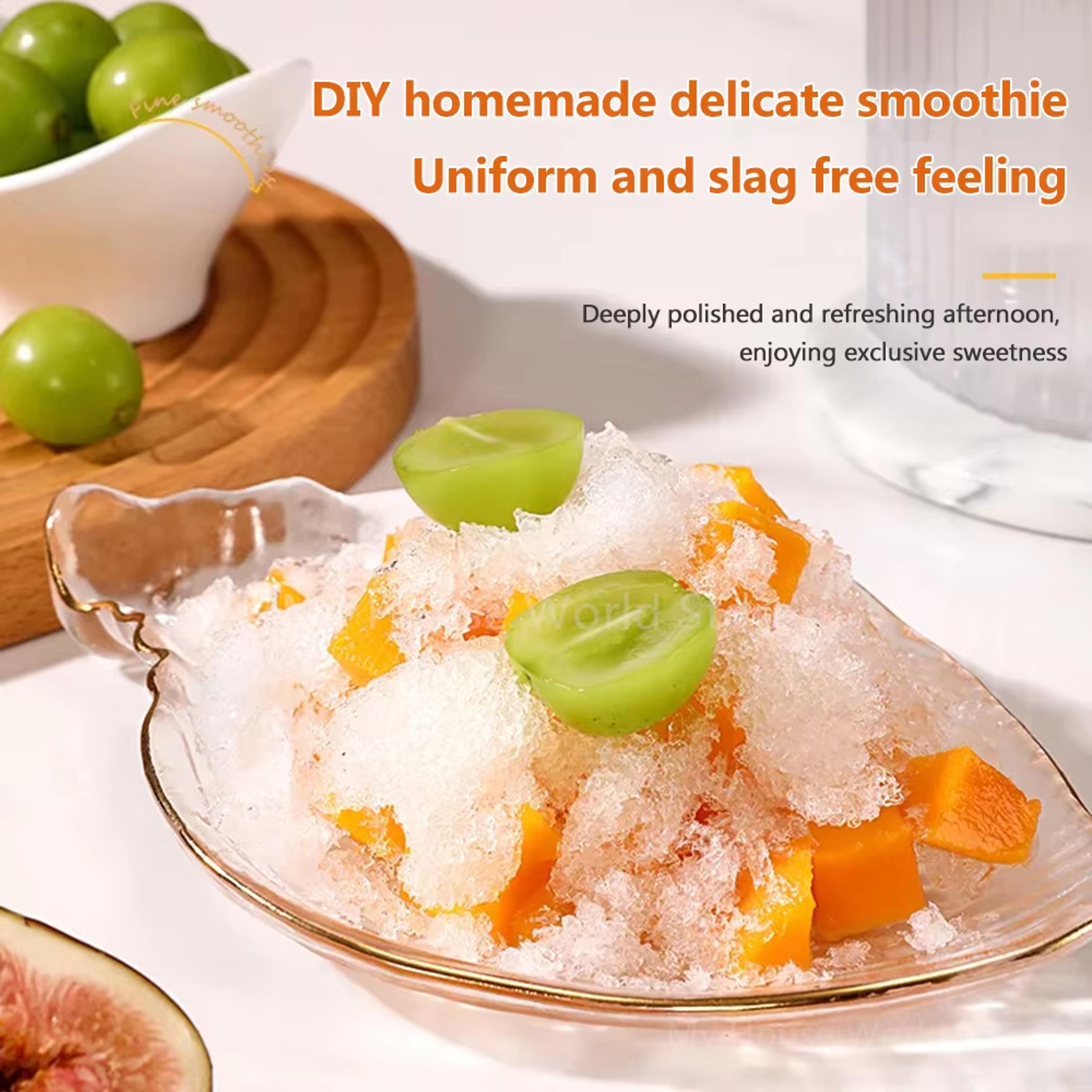 Manual Ice Shaver Snow Cone Maker Portable Shaved Ice Machine With Hand Crank Ice Crusher 4