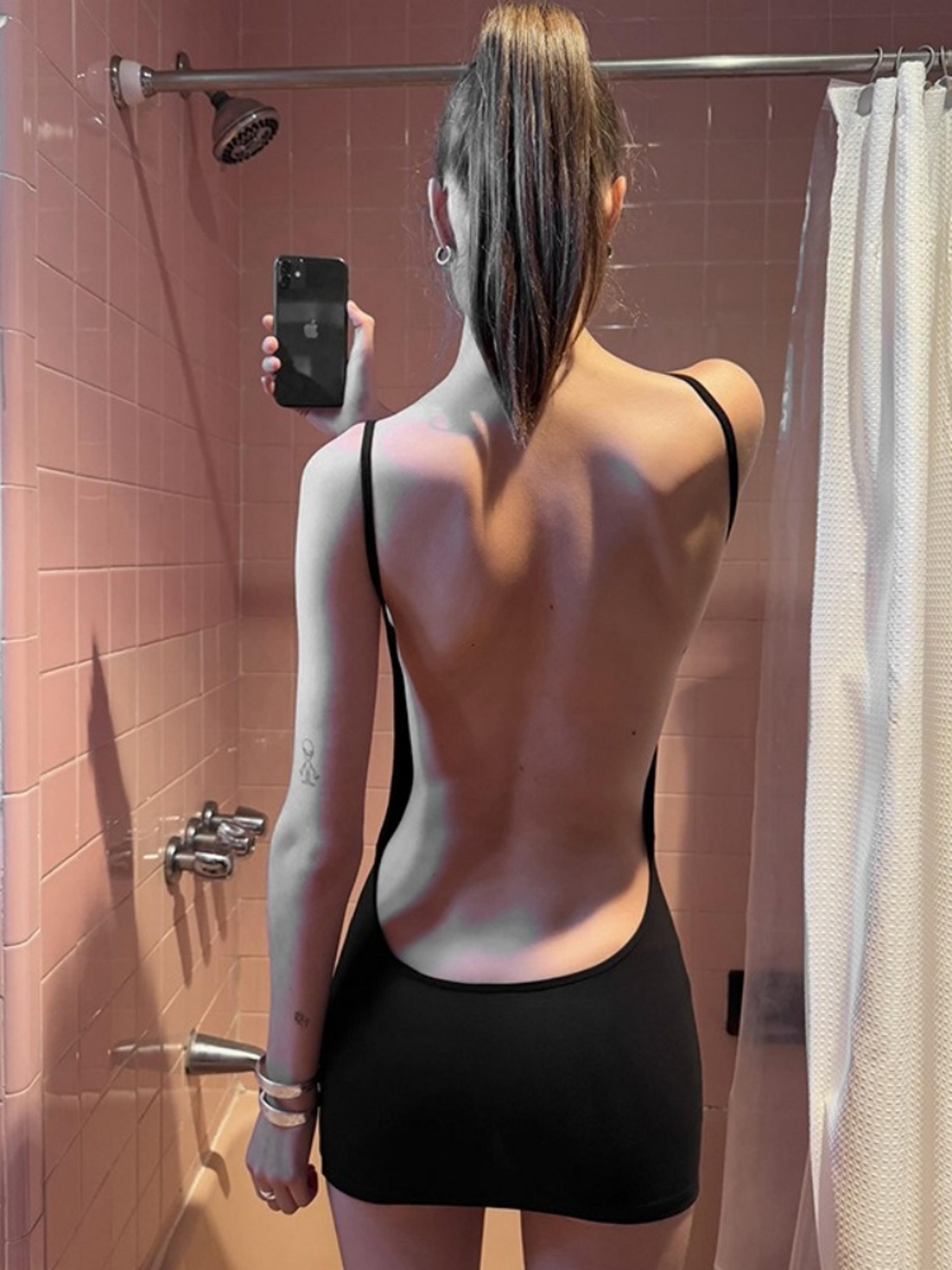 backless black bodycon dress for women spaghetti strap club party dress