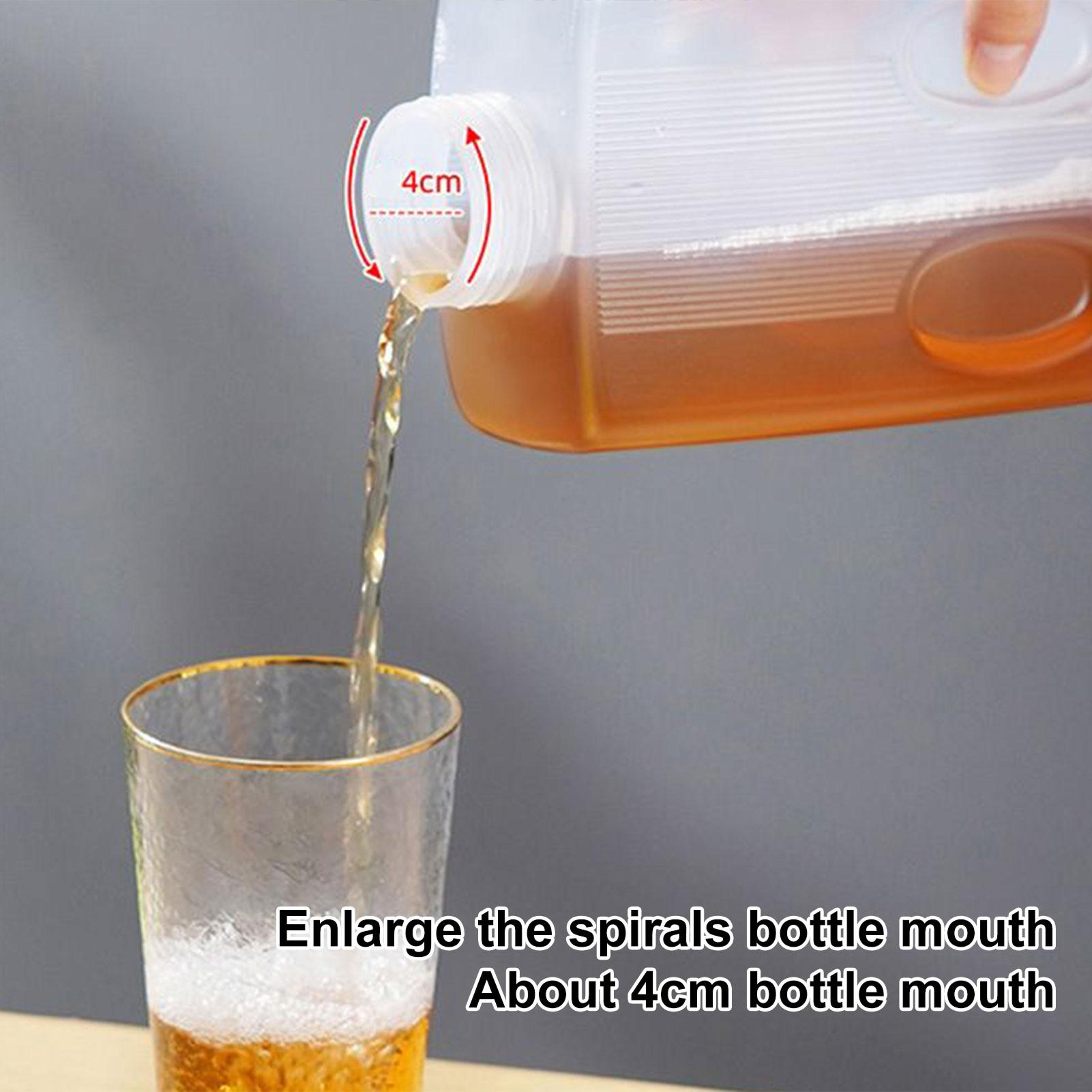 Water Pitcher With Lid Large Capacity Refrigerator Water Jug For Juice Tea  Cold Drinks 3