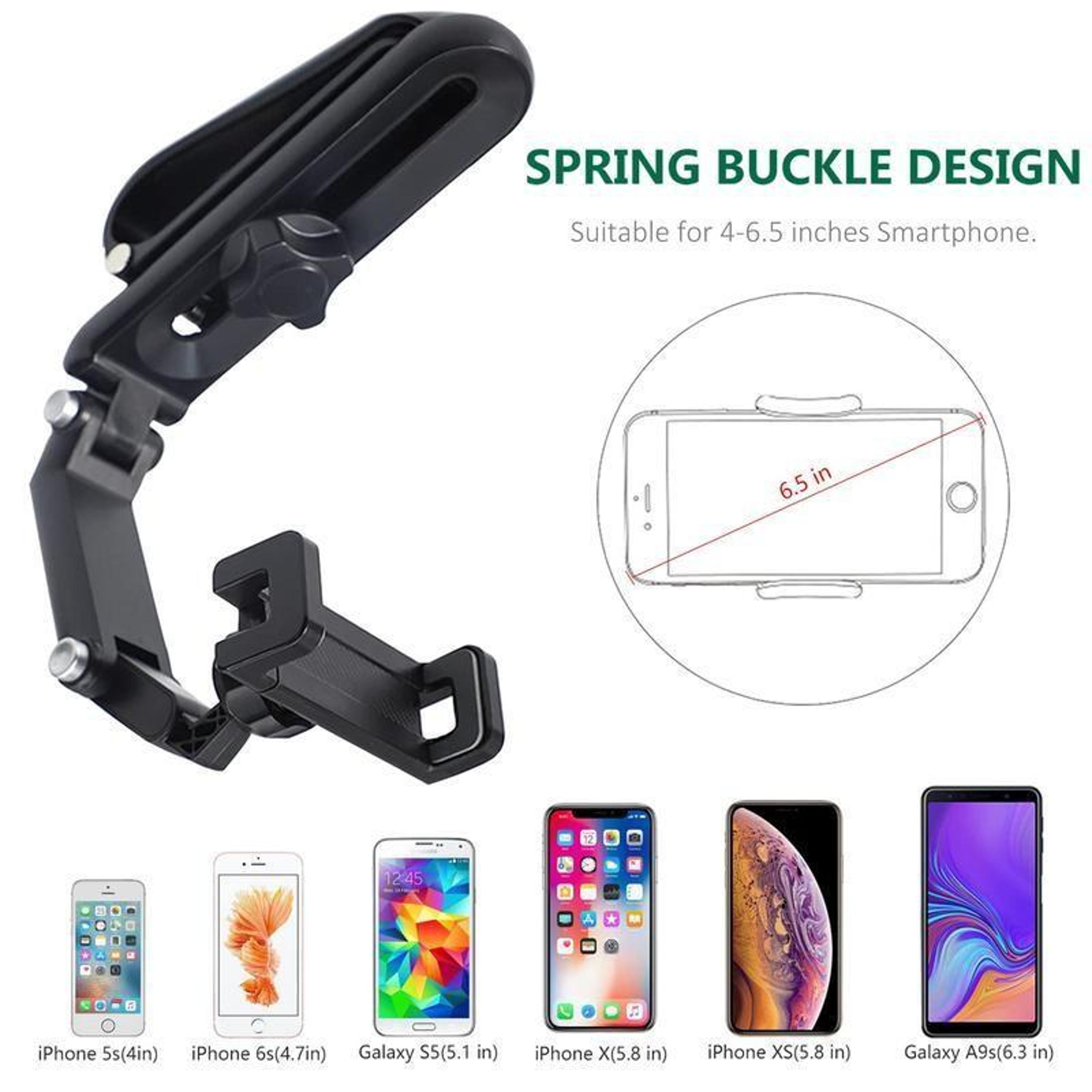 Sun Visor Phone Holder With Rotating Universal Car Phone Mount 2