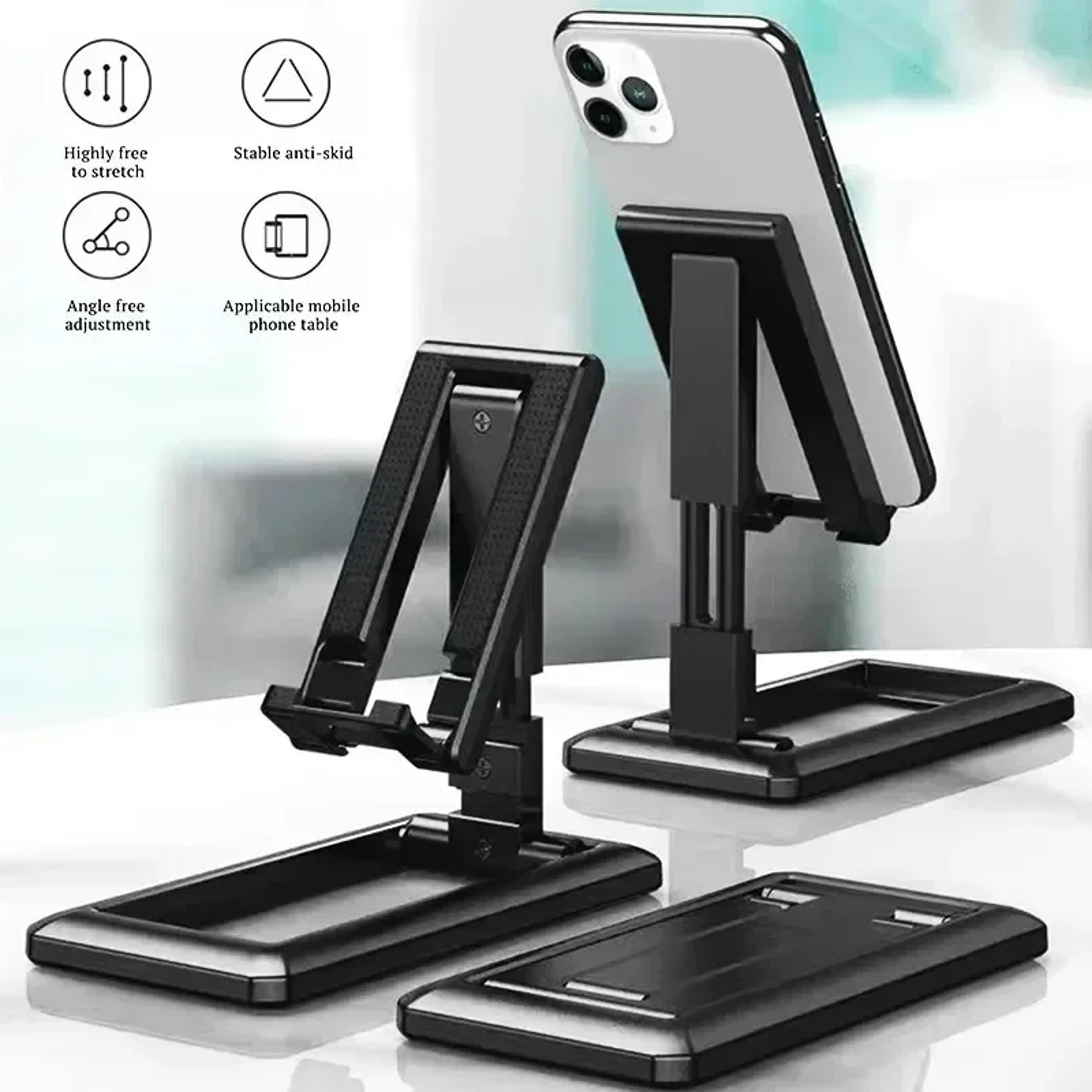 Fold Ease Adjustable Phone Stand Foldable Desk Phone Holder For Home Office  Travel 3