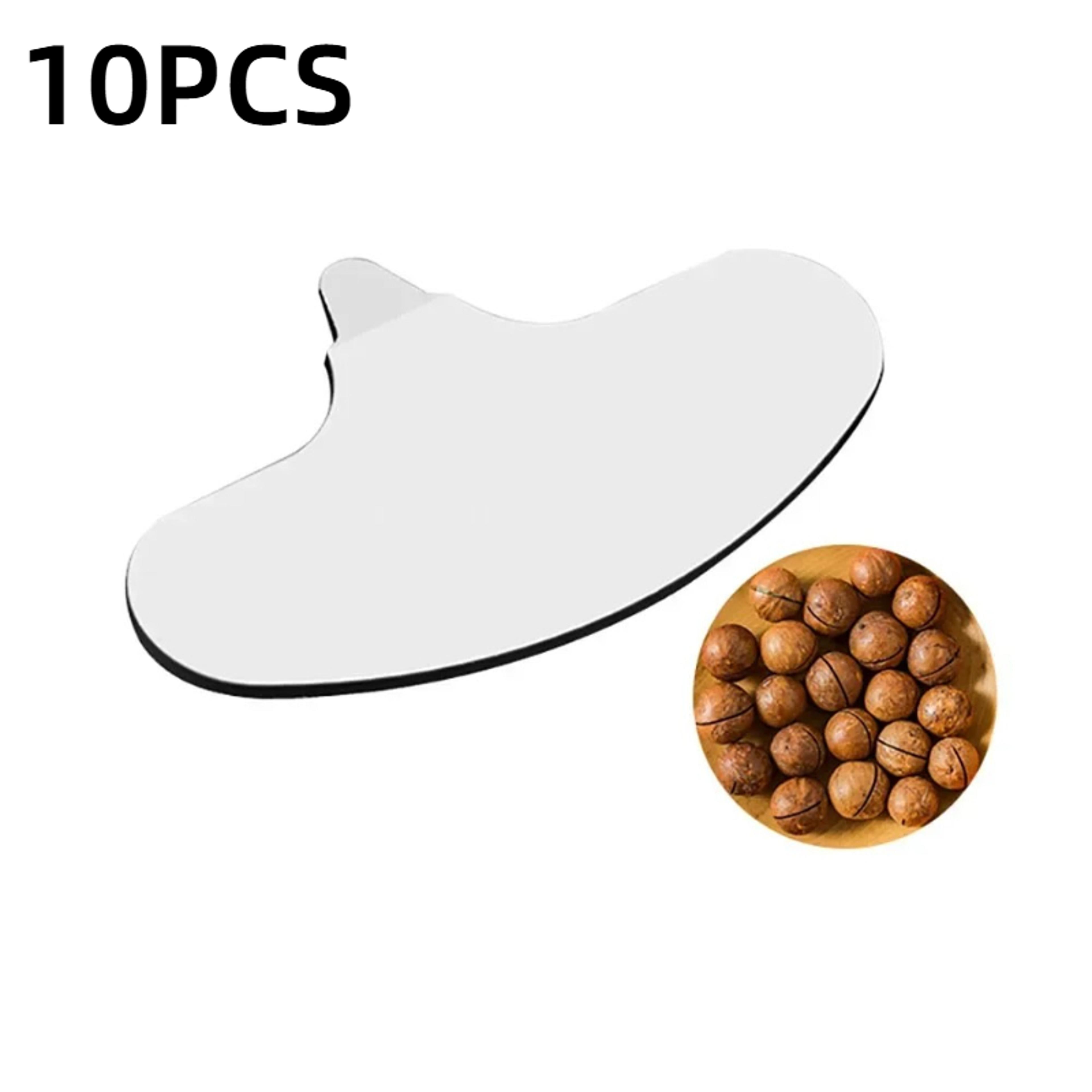 Portable Nut Cracker Stainless Steel Macadamia Nut Cracker  Walnut Opener Tool 2