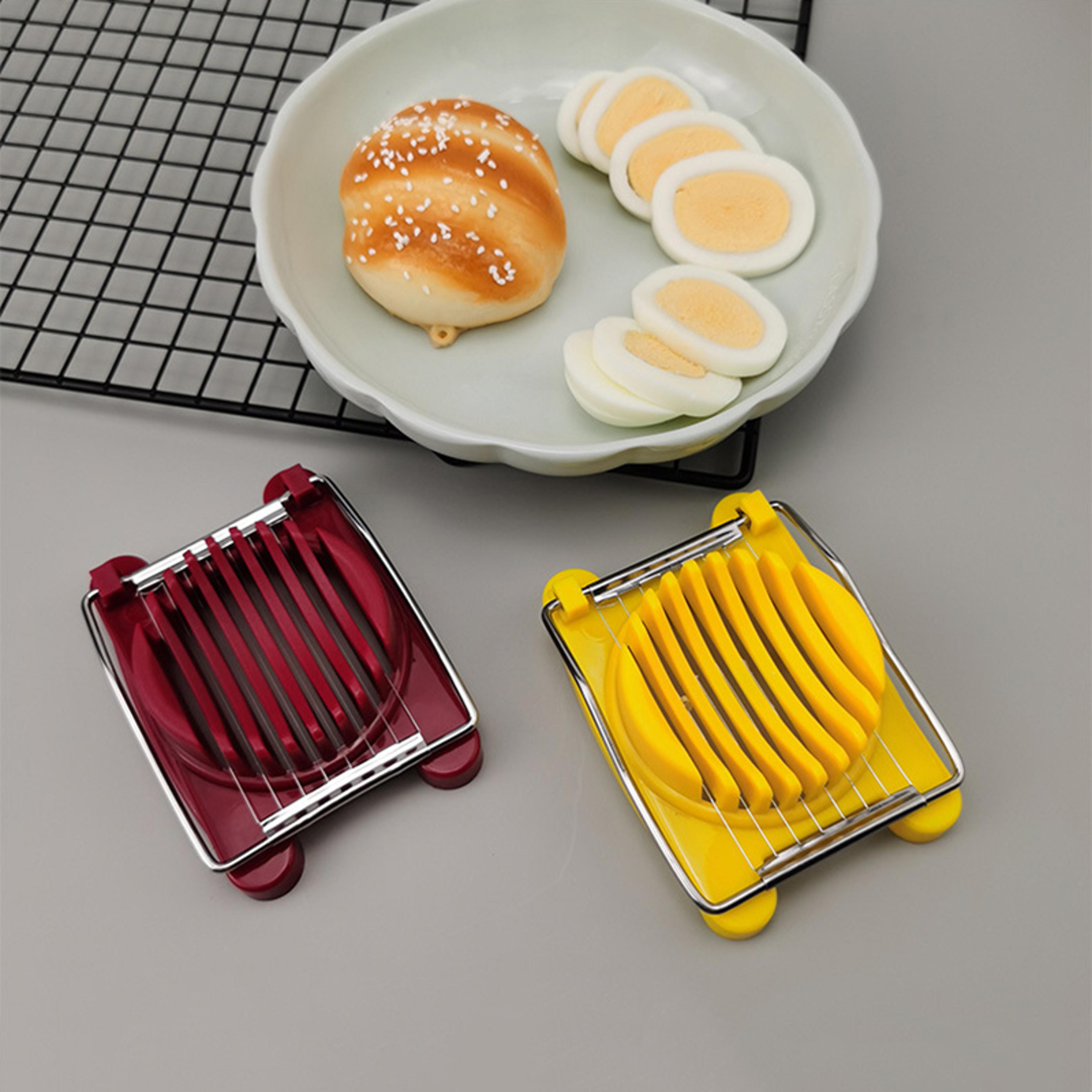 Precision Stainless Steel Egg Slicer  Fruit Cutter For Perfect Slices Every Time 3