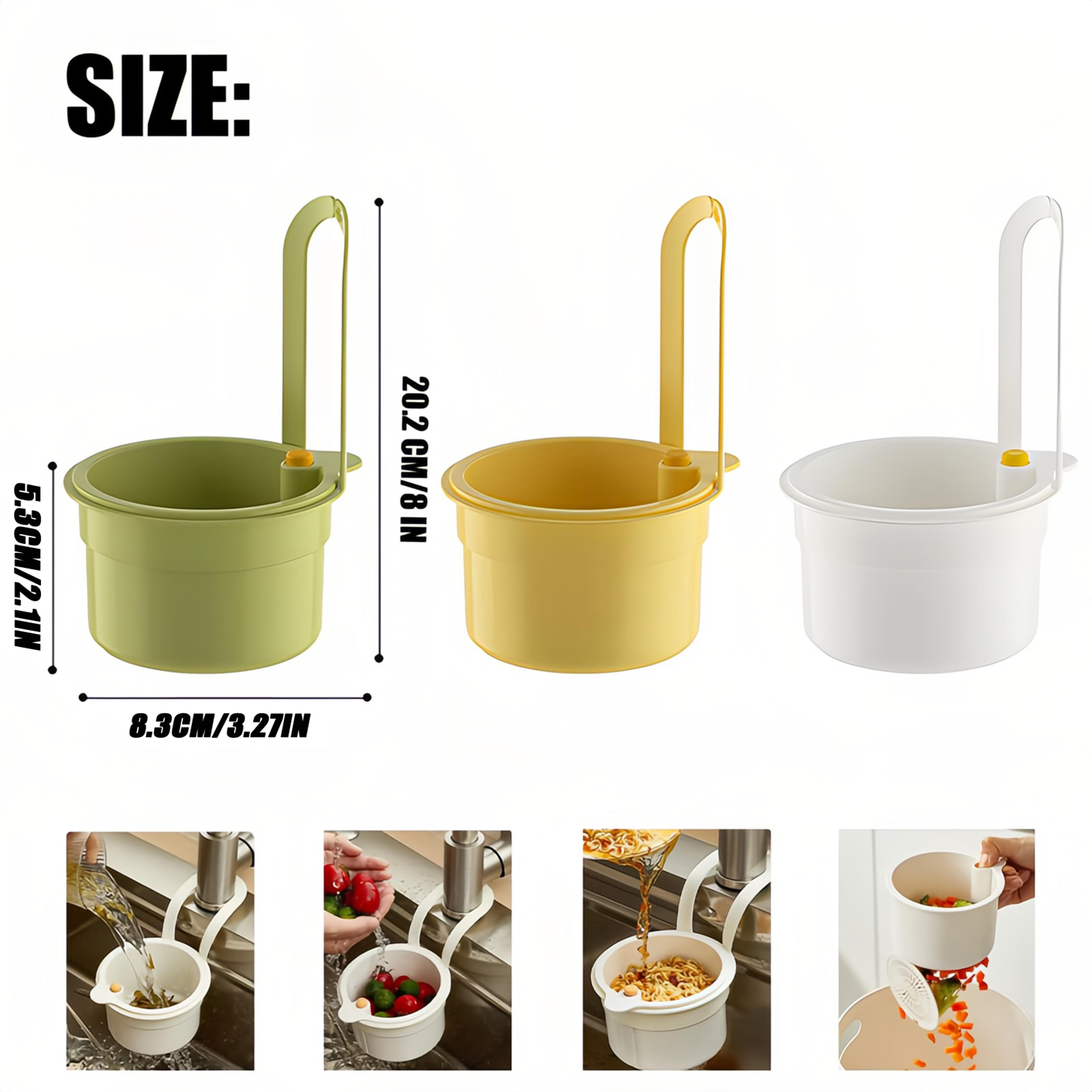Self Cleaning Kitchen Sink Strainer Basket With Automatic Dump Food Waste Catcher  Drain Filter 5