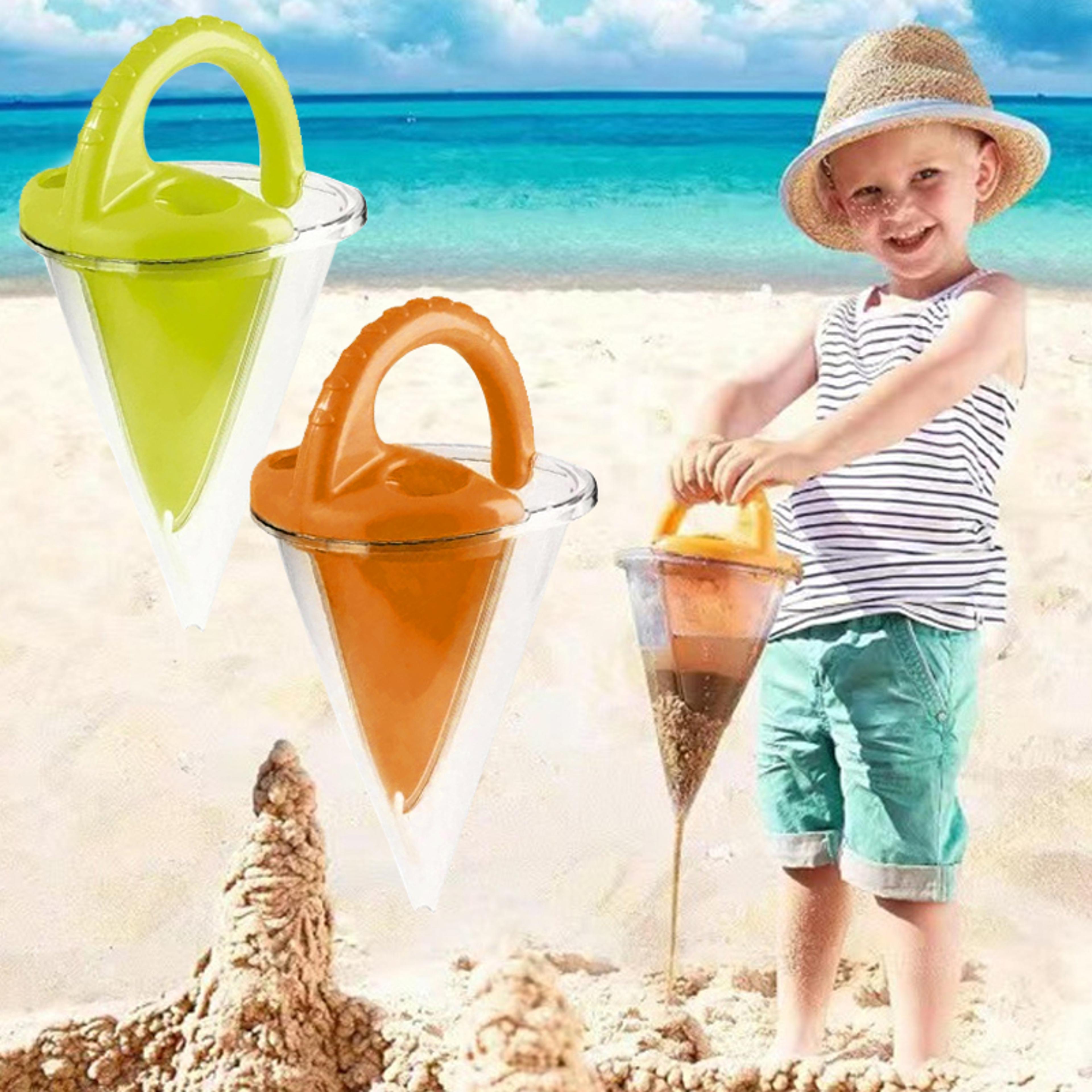 coastal flow sand funnel toy for kids creative beach toys for kids sandcastle builder