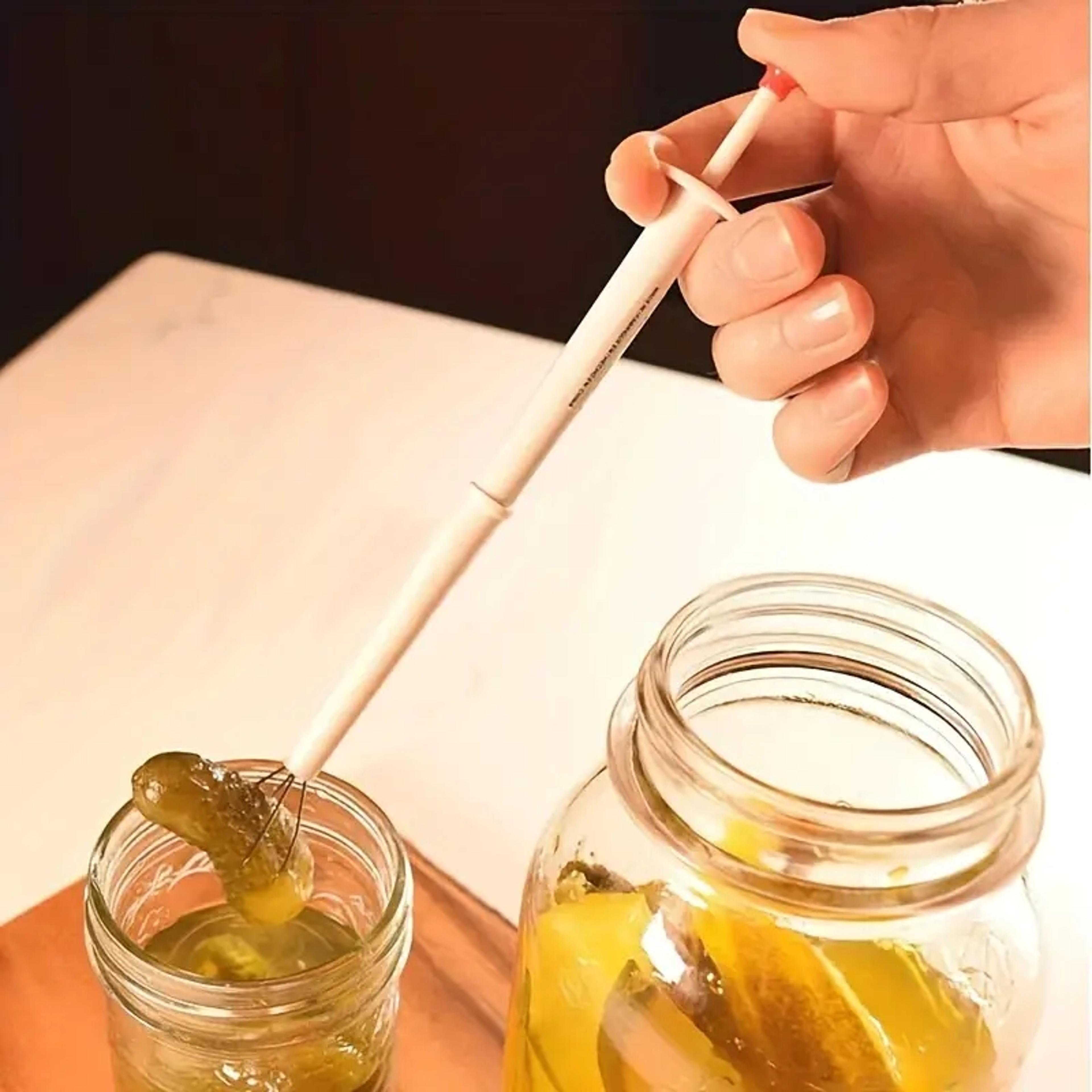 Easy Grip Pickle Picker Plastic Pickle Grabber Tool For Jars Kitchen Gadget 3