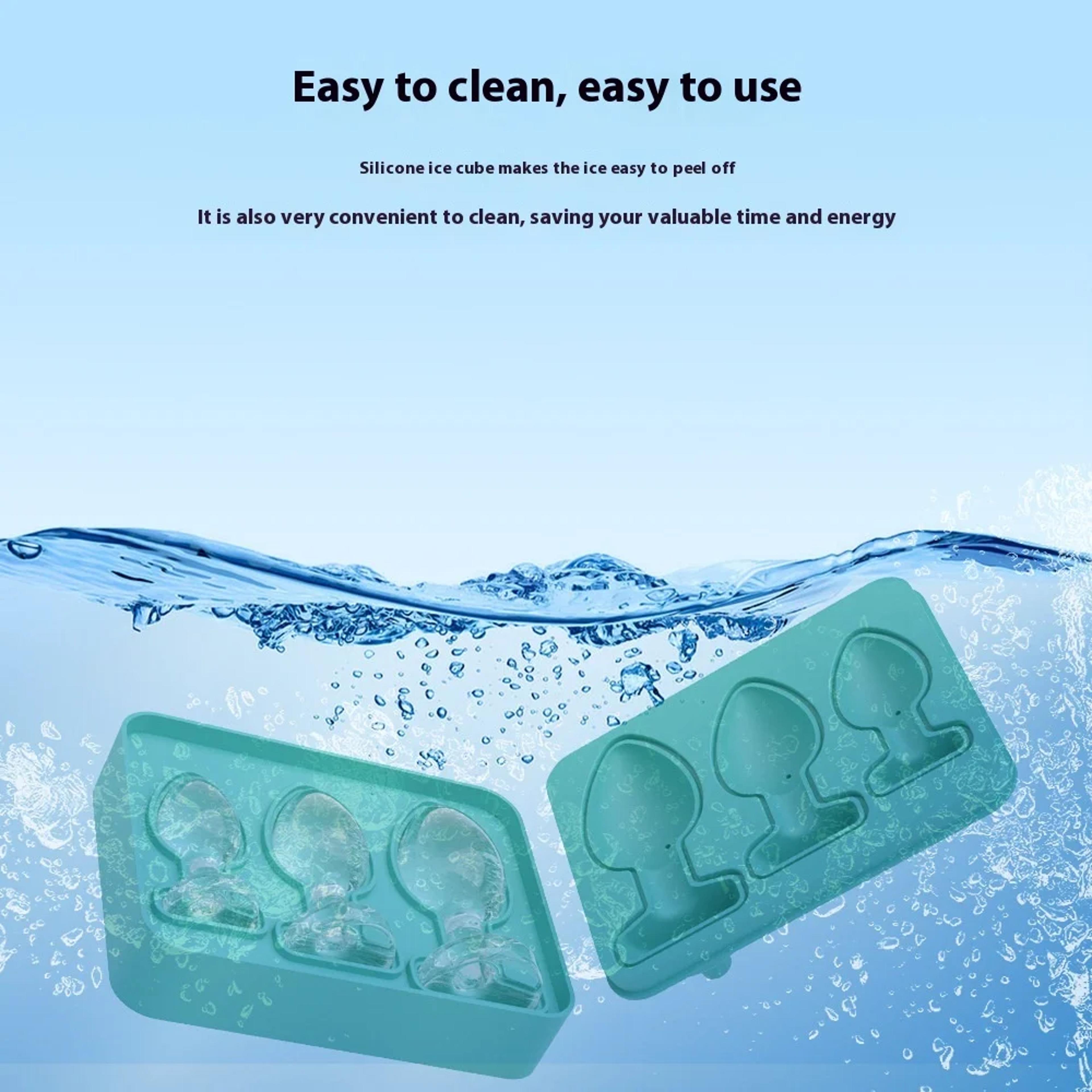 Frost Hot Silicone Ice Cube Mold For Ice Shot Glasses Whiskey Ice Mold  Cocktail Ice Tray 4