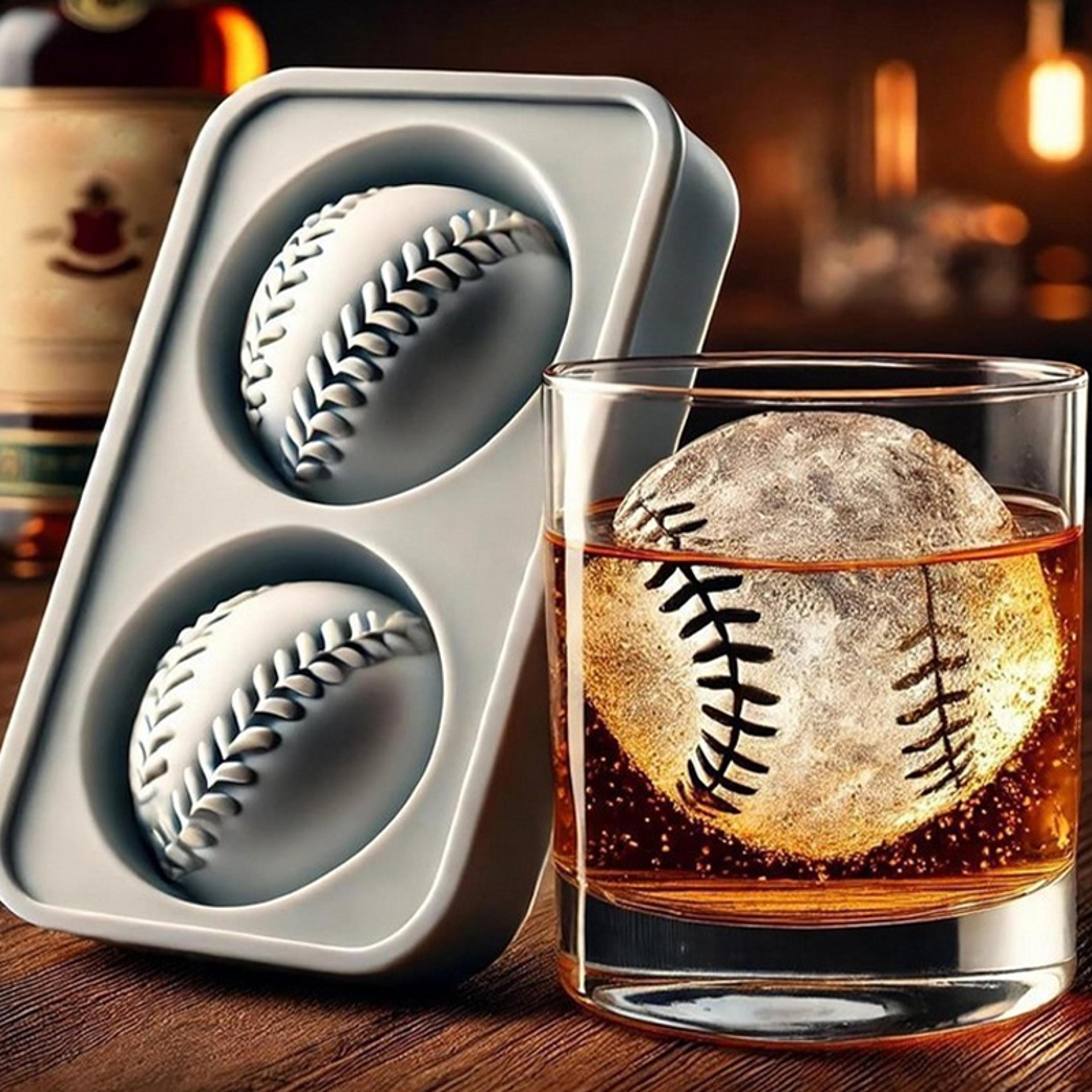 Baseball Ice Cube Mold Silicone Ice Cube Tray For Whiskey Cocktails  Summer Drinks 4