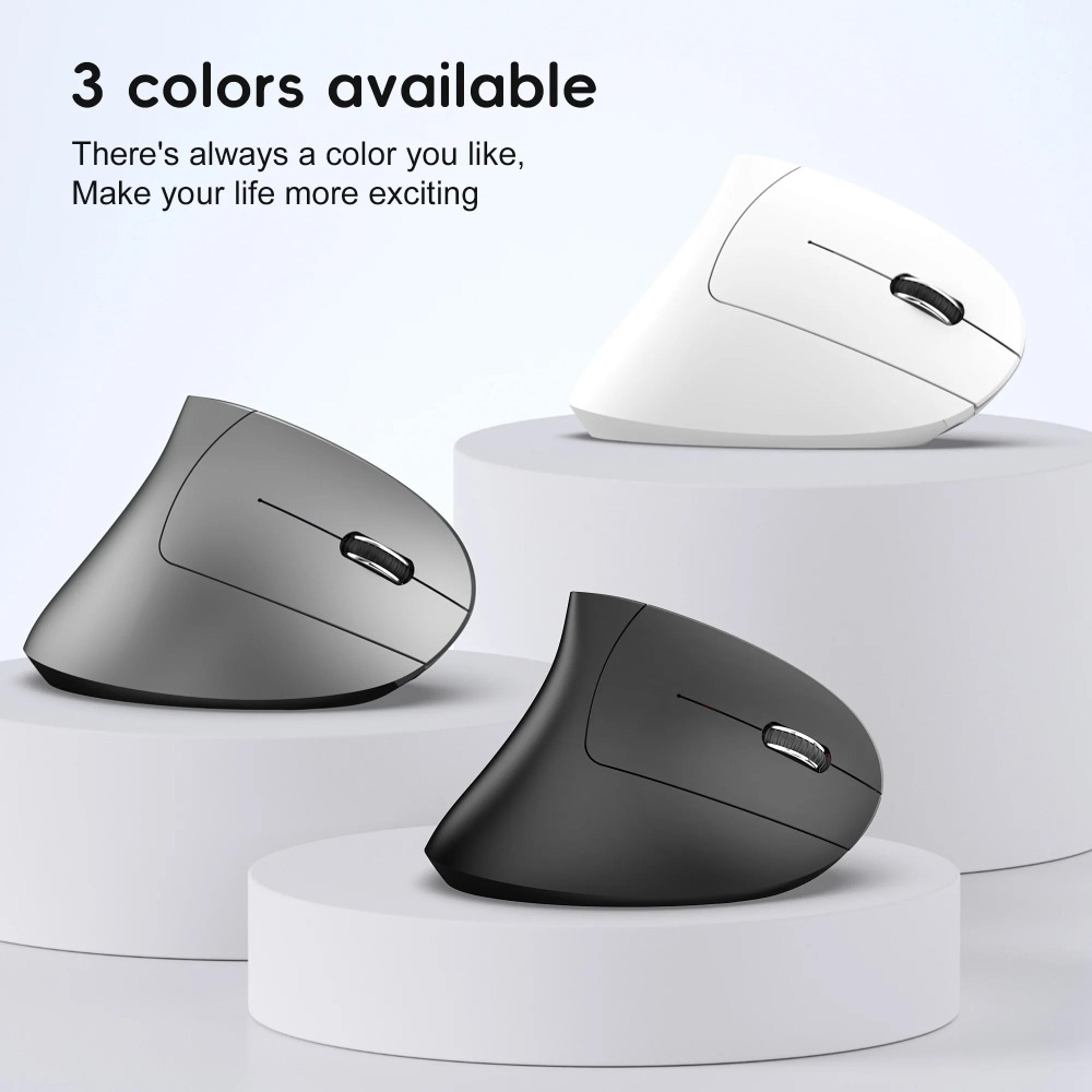 Ergo Glide Wireless Vertical Mouse Bluetooth Rechargeable Silent Ergonomic Mouse For Laptop  Office 3