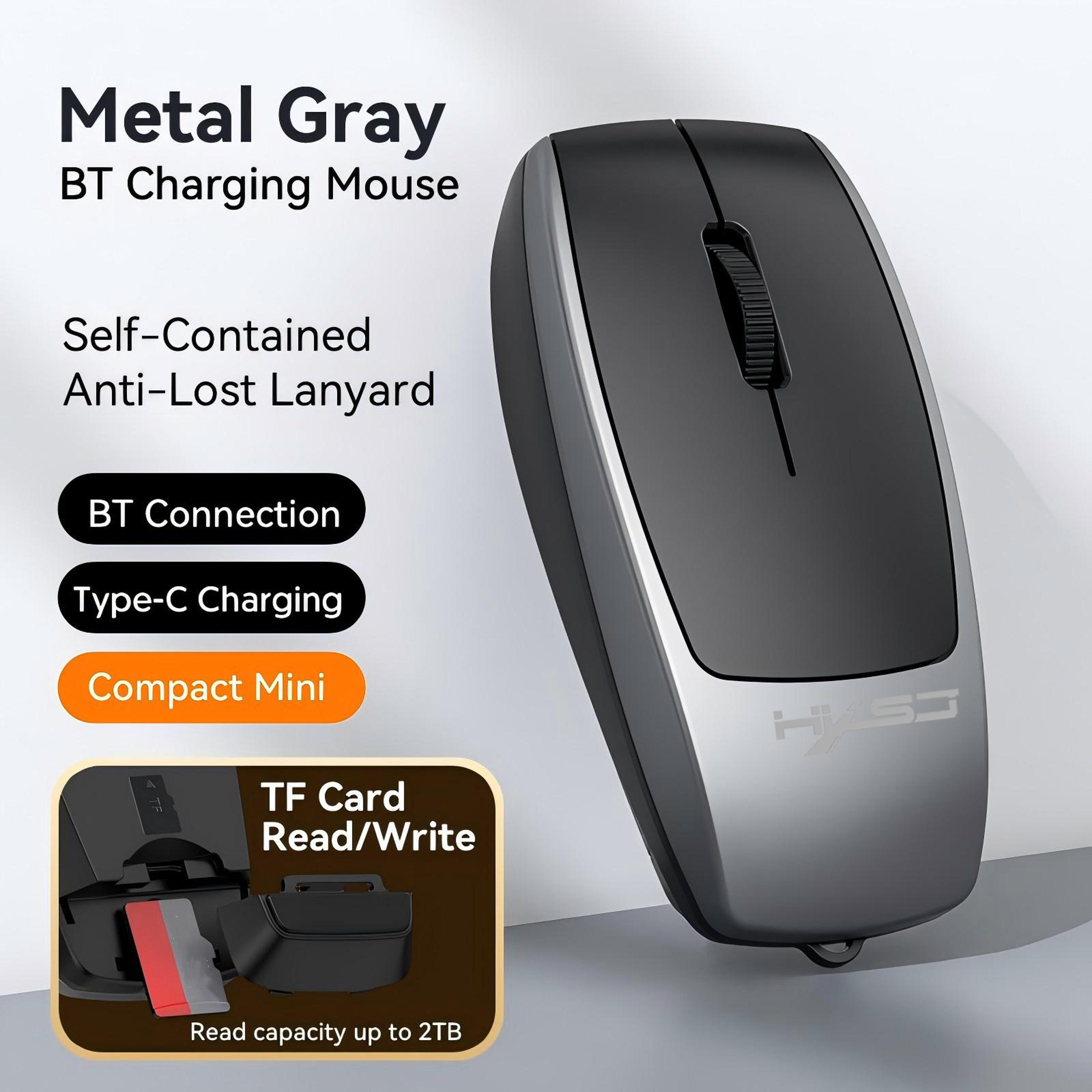 Rechargeable Bluetooth Wireless Mouse With Silent Click  Adjustable DPI For Laptop Tablet  Phone 7