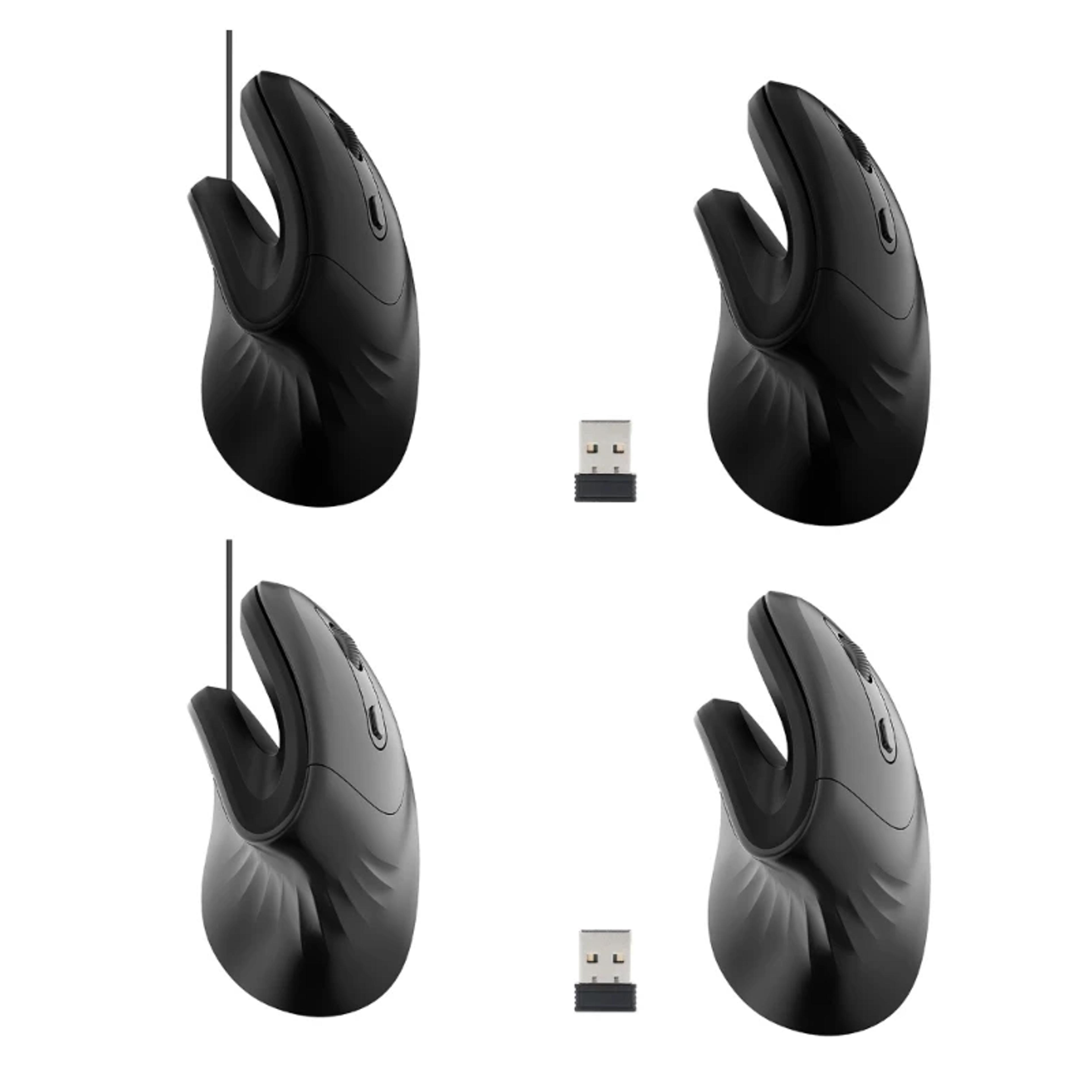 Vertical Mouse Wireless Ergonomic Silent Mouse With Adjustable DPI For Laptop  Desktop 5