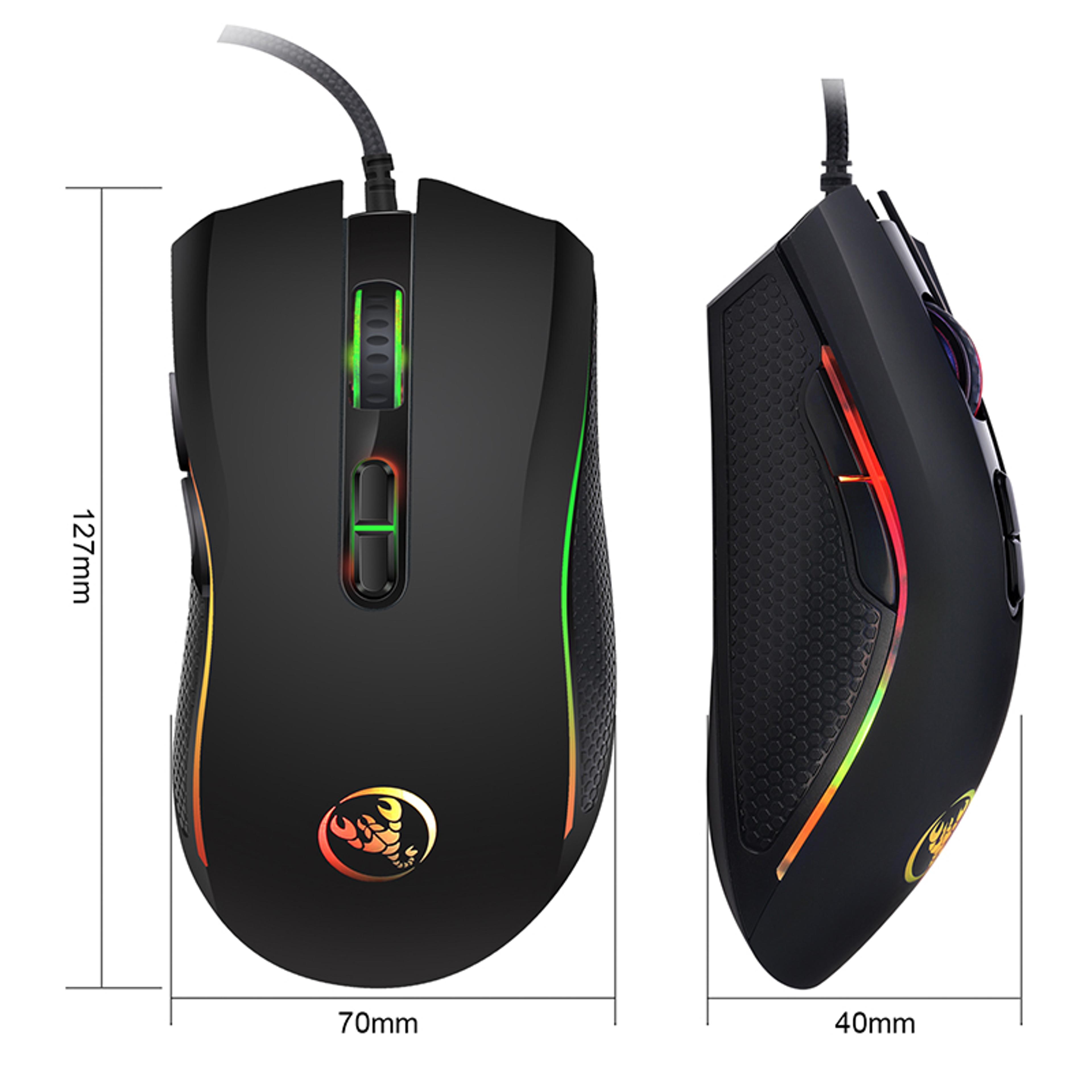 DPI Wired Gaming Mouse With Programmable Buttons And LED Lights For PC  Laptop 6