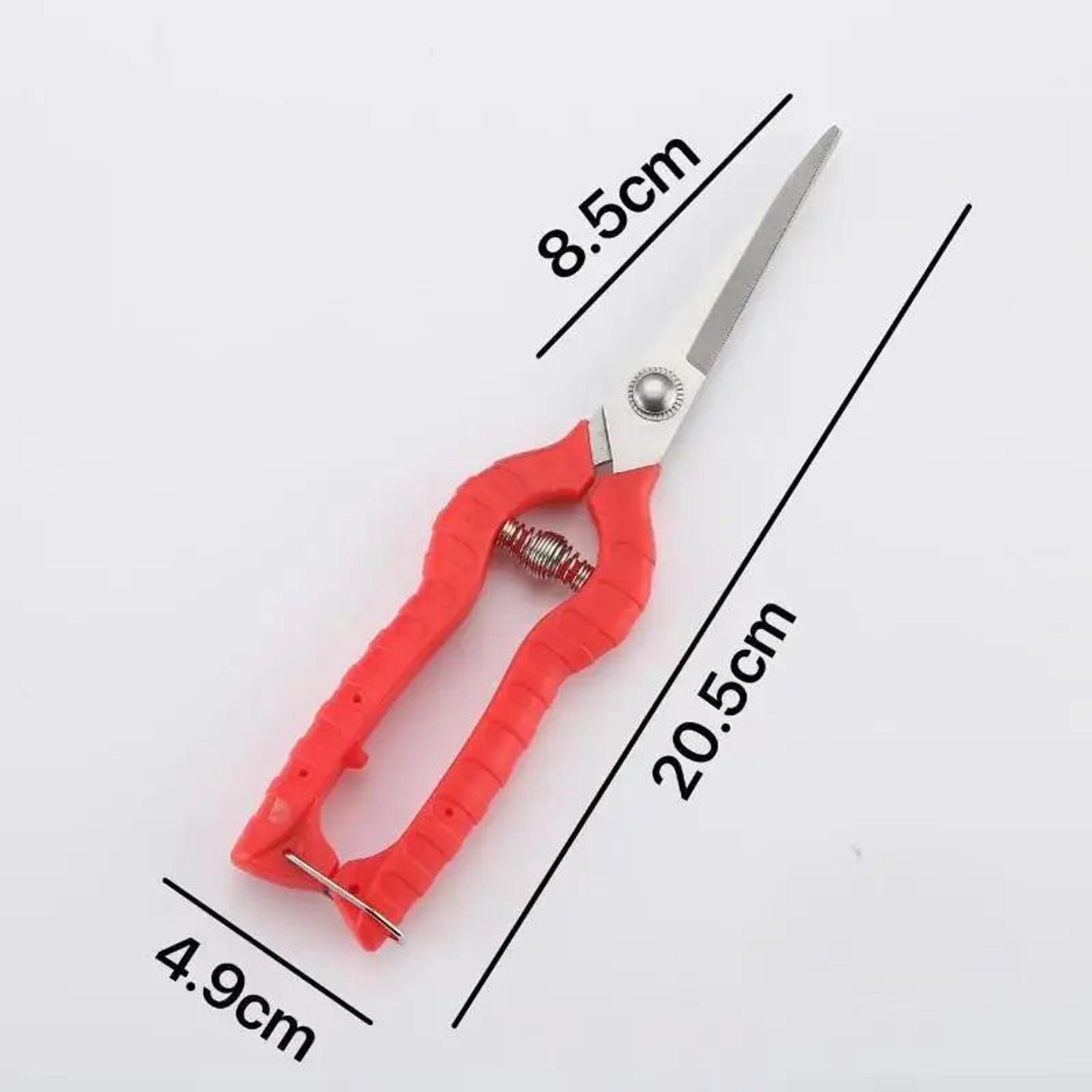 Precision Garden Pruning Shears With Stainless Steel Blades  Comfort Grip Handle 8
