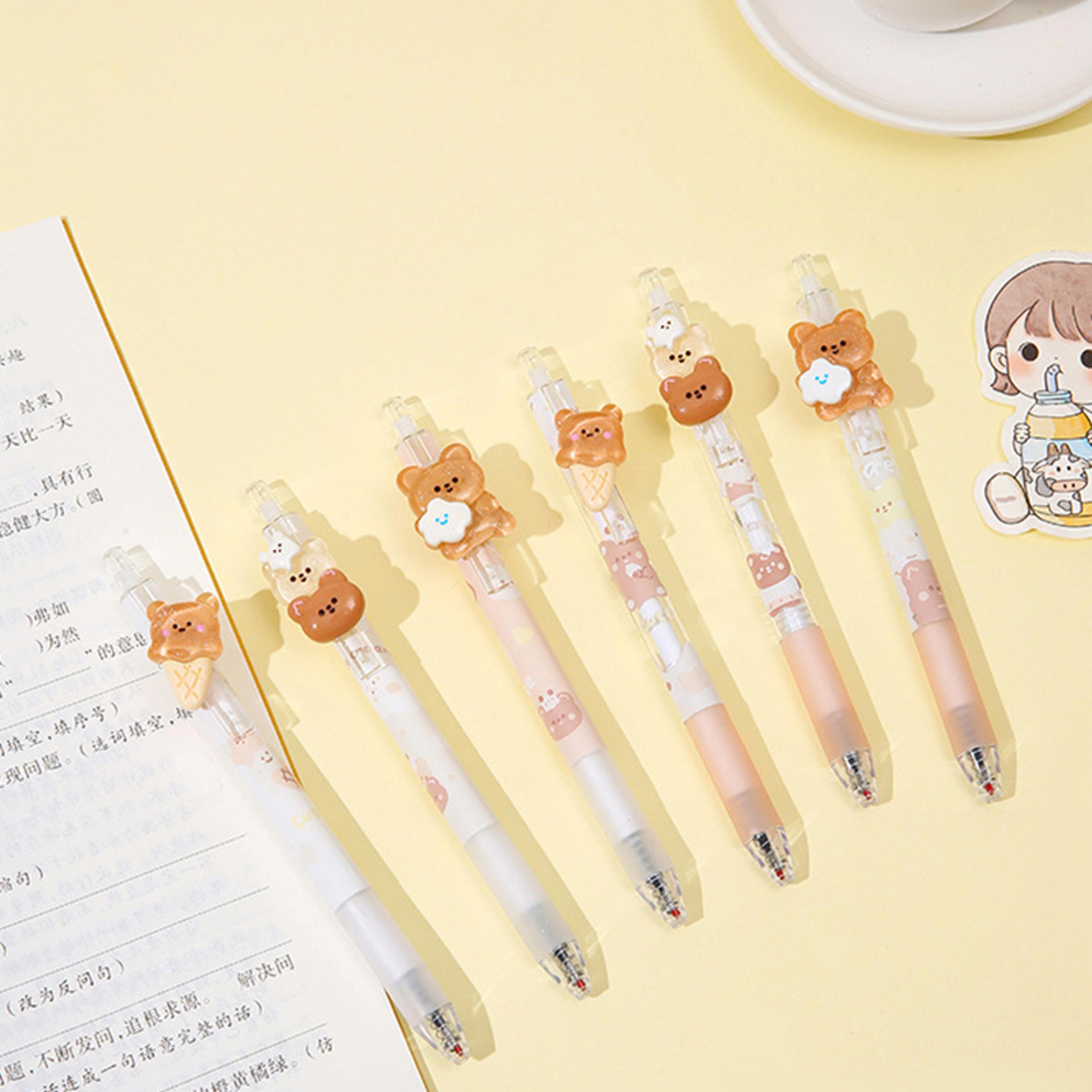 Cute Bear Mechanical Pencil Set With Back To School Backpack Theme Kawaii Writing Pencil 2