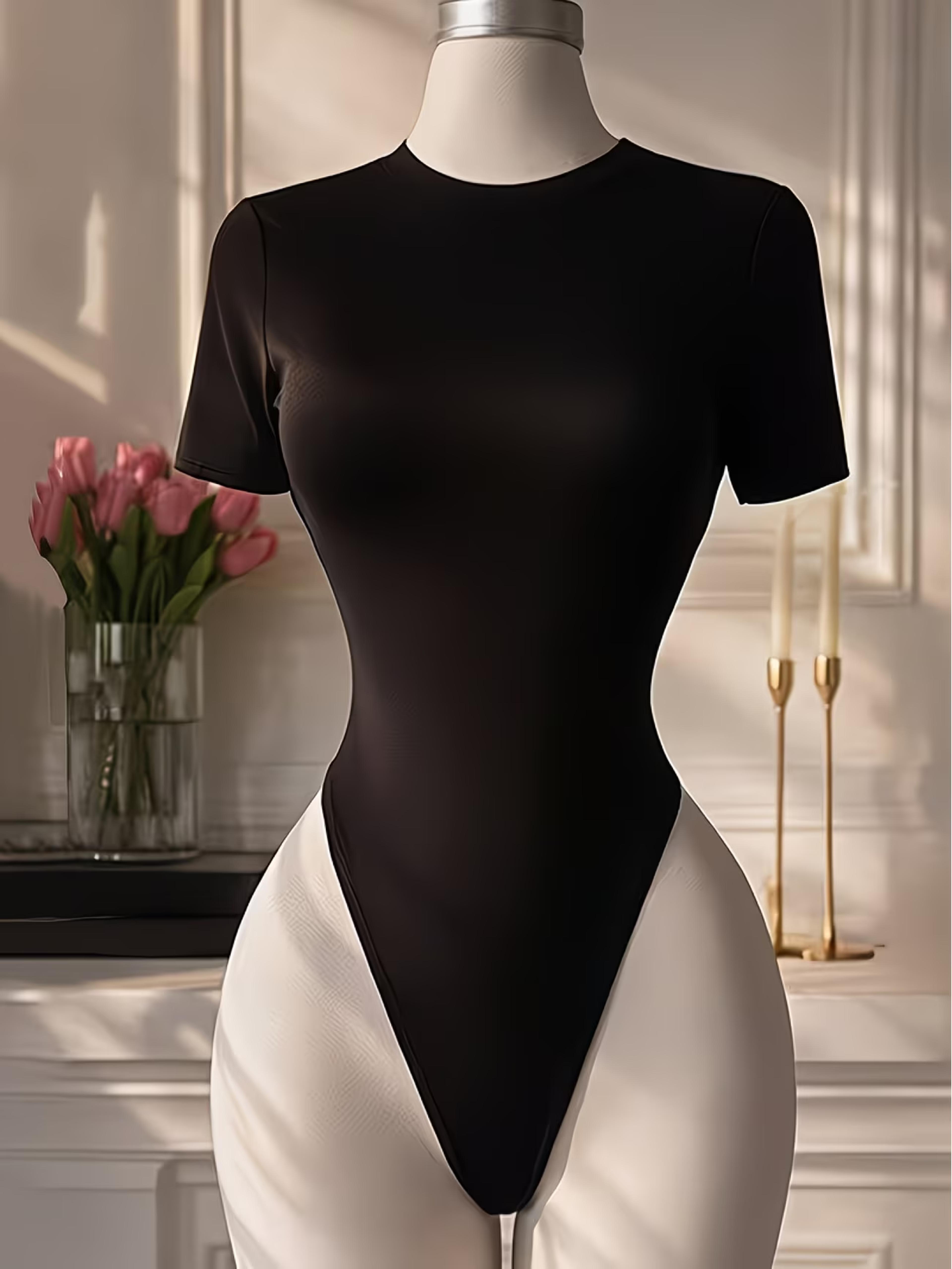 elegant women's backless bodysuit seamless comfortable fit basic shapewear s