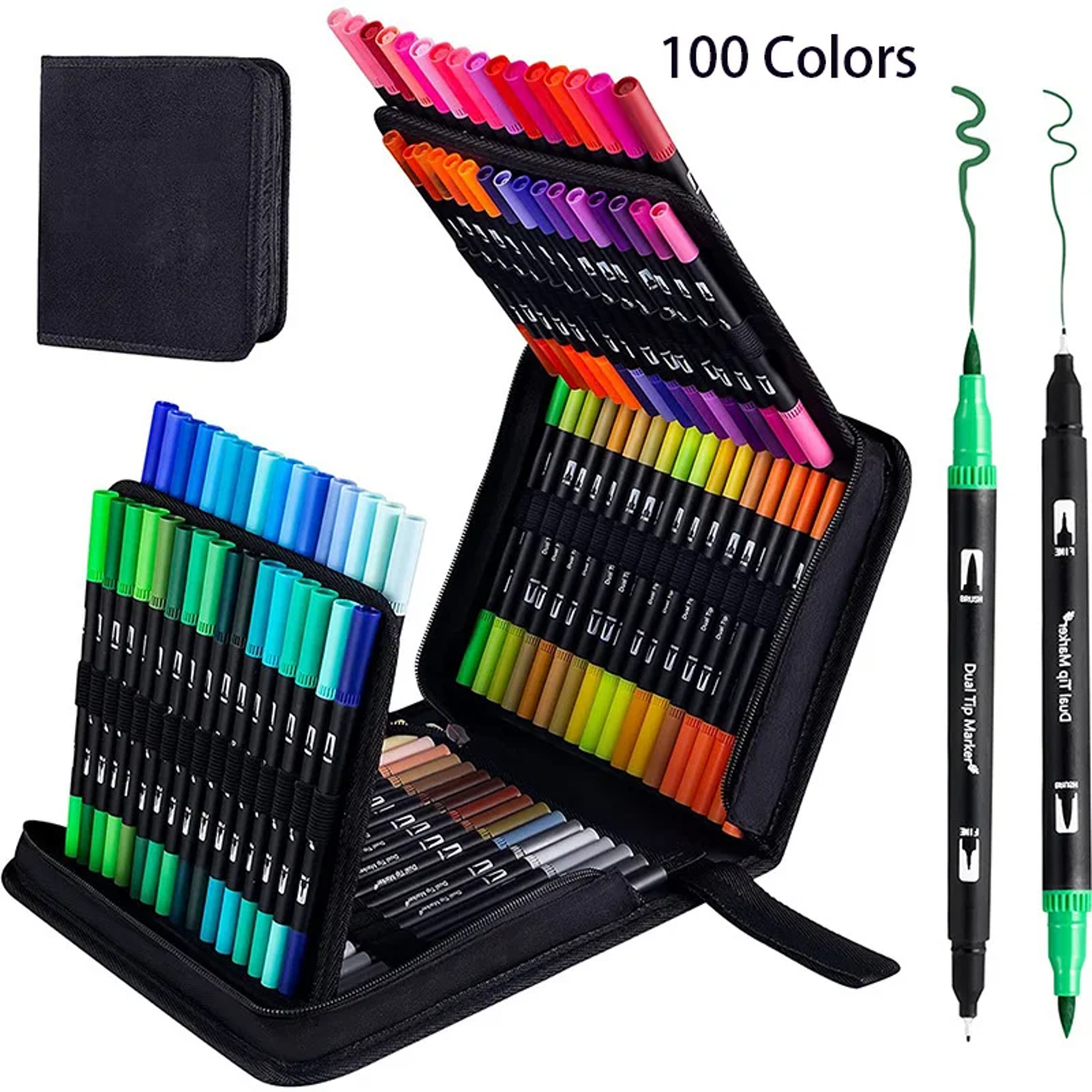 Professional Watercolor Brush Pens Dual Tip Art Markers Set For Drawing Back To School Coloring  Ca 3