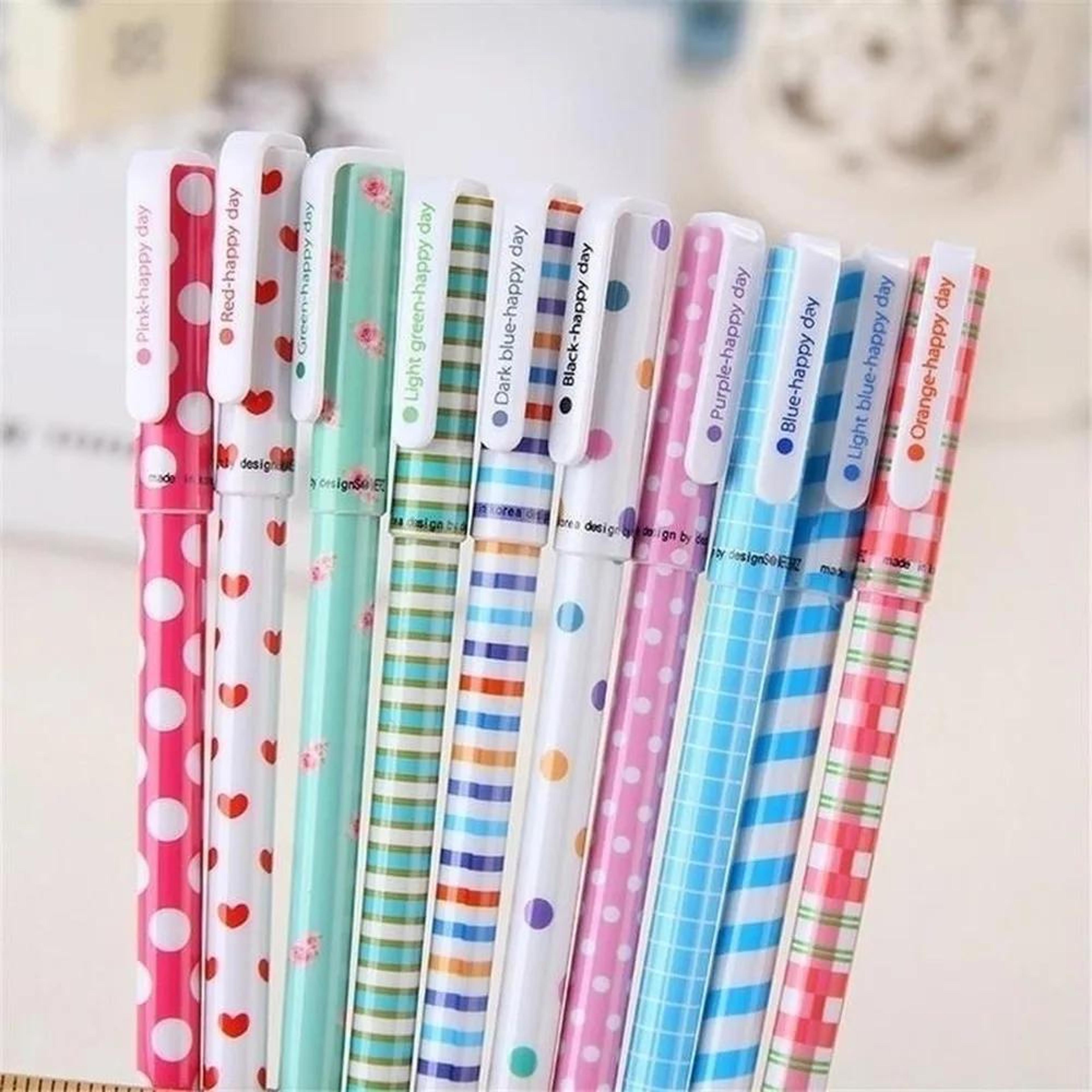 Cute Gel Pens Set For Back To School With Fine Tip Colorful Kawaii Pens 3