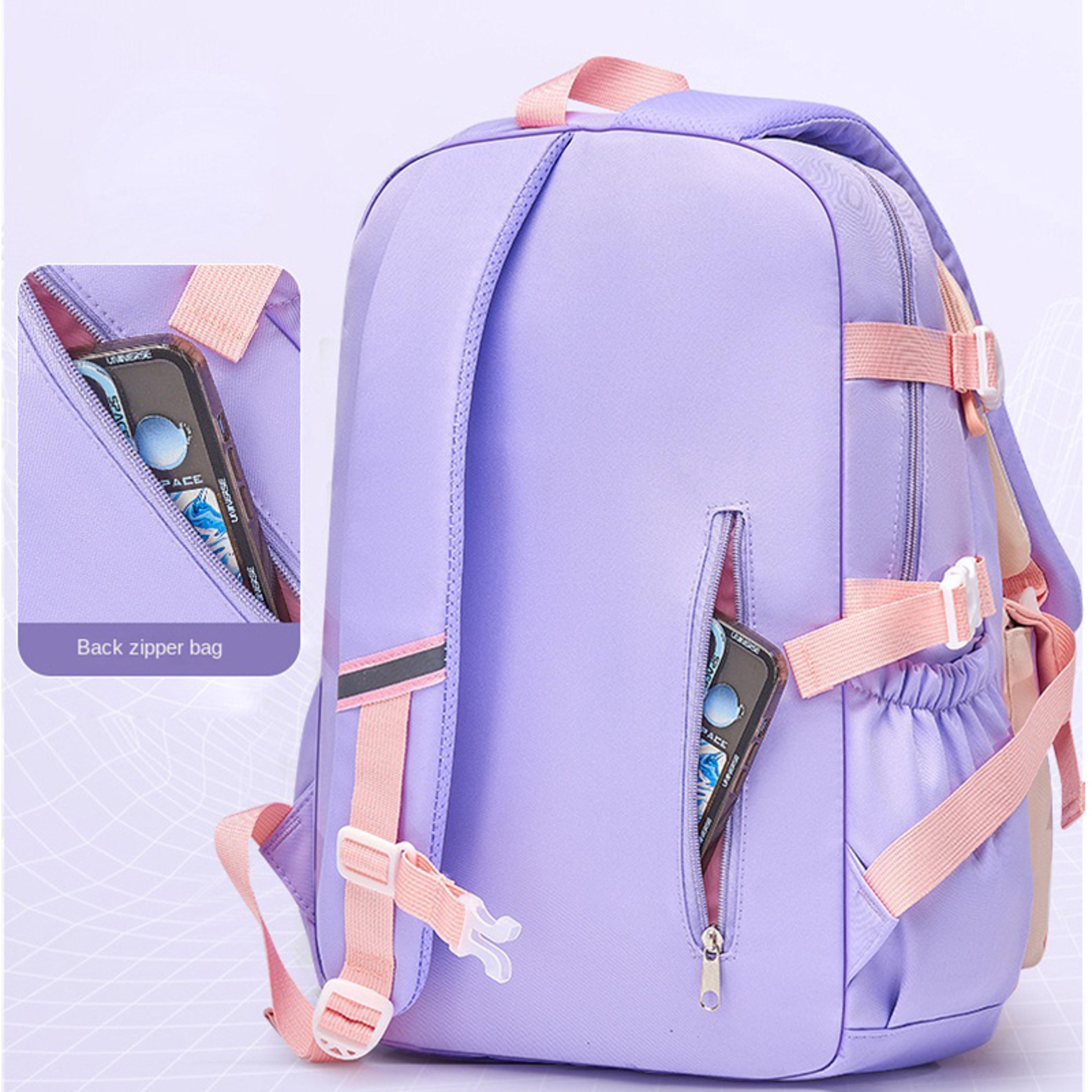 Cute Rabbit Girls School Backpack For Back To School Waterproof Large Capacity Primary Book Bag 2