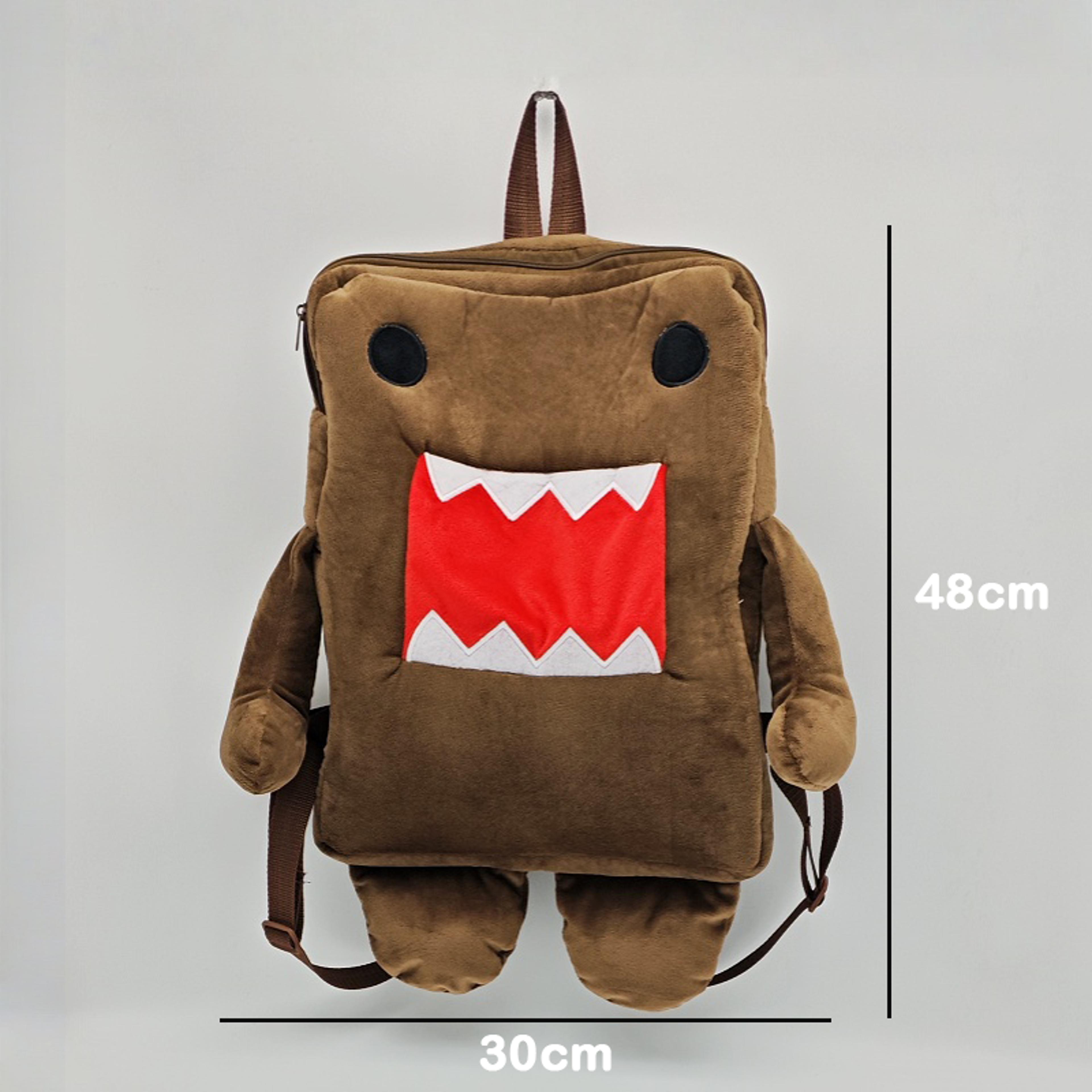 Domo Kun Plush Back To School Backpack Cute Kawaii Anime Backpack For Everyday Adventures 5