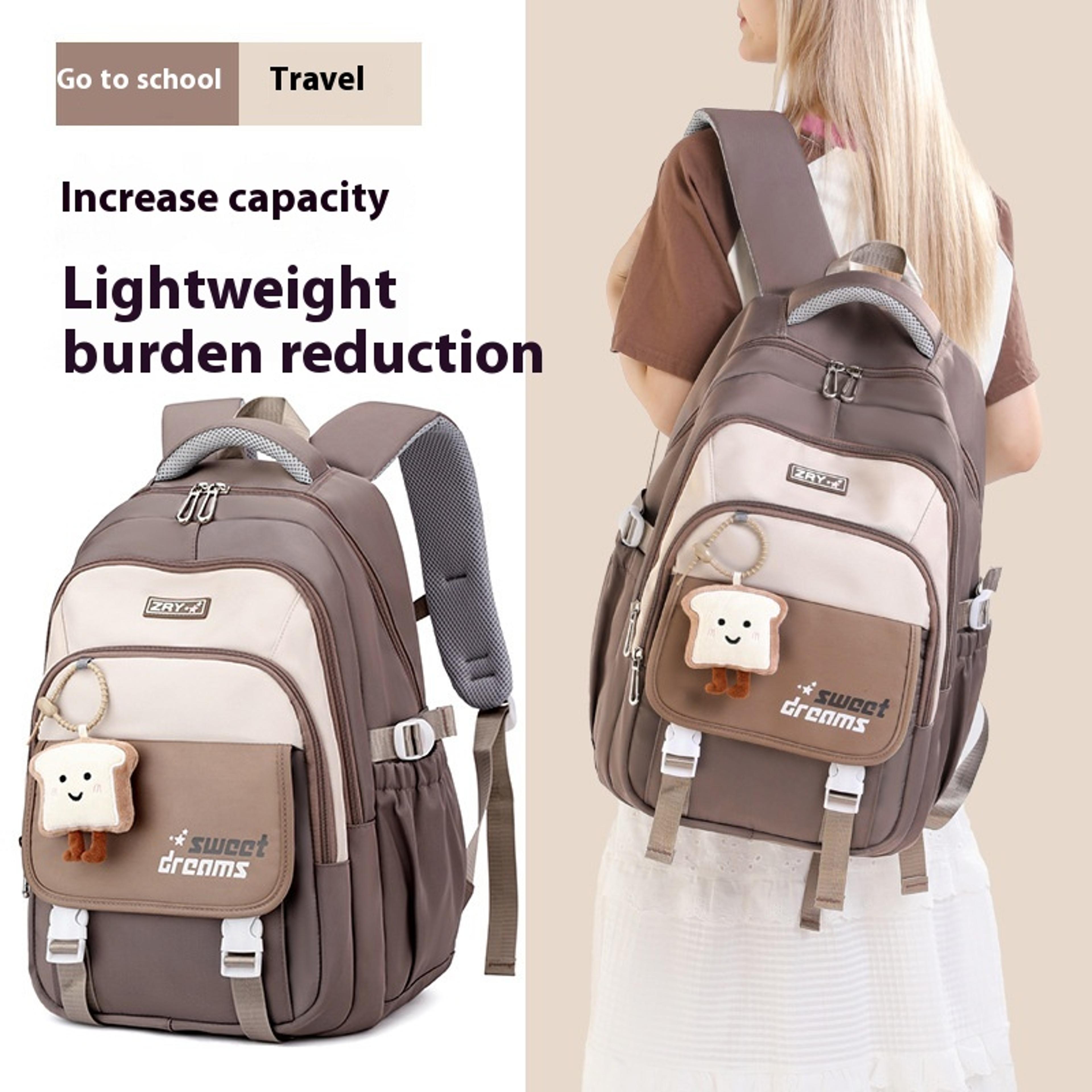Cute Kawaii Girls School Backpack With Multiple Pockets Back To School Backpack For Kids  Teens 1