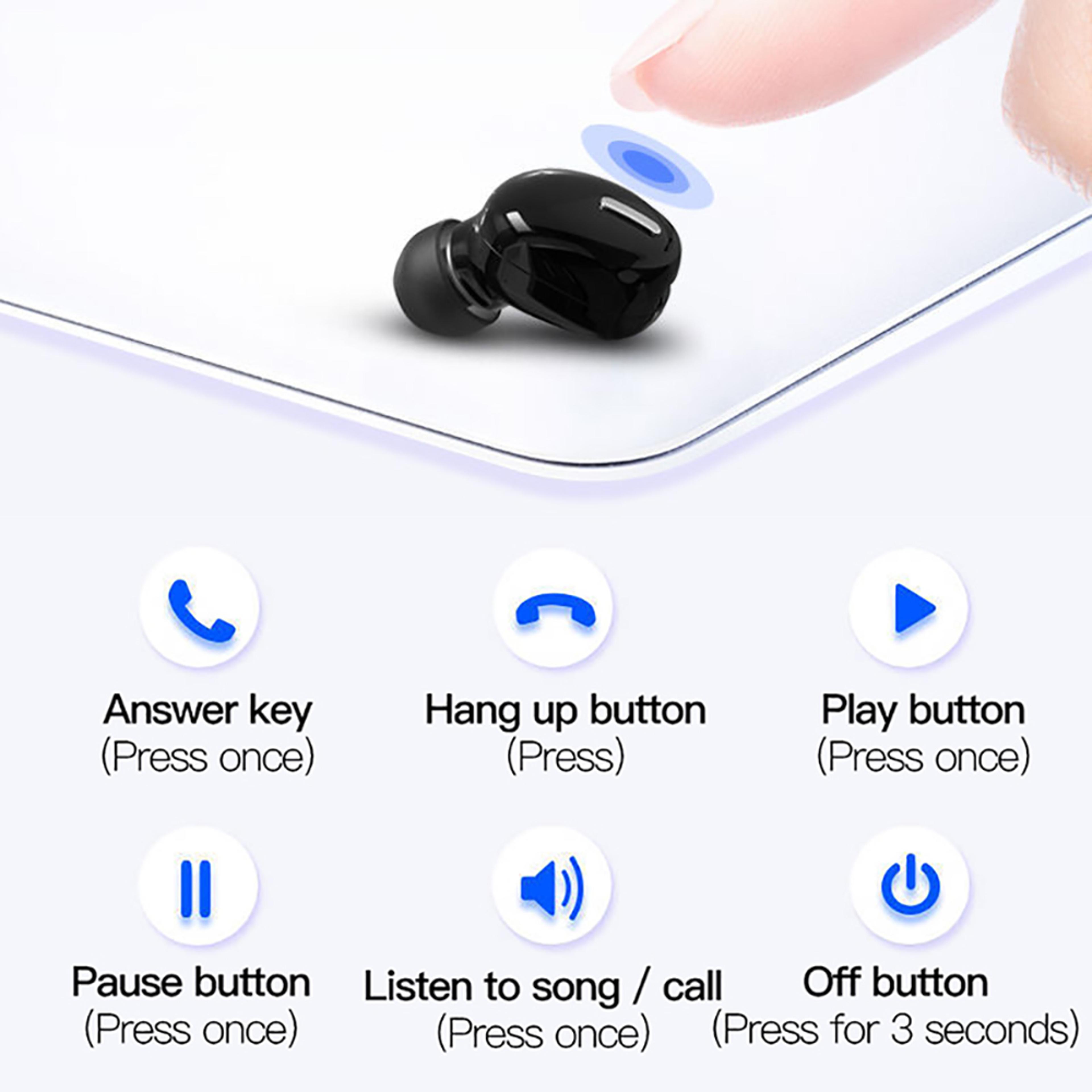 Pulse Sync Bluetooth Earbuds Wireless Gaming  Sports Stereo Headphones For Android  IPhone 4