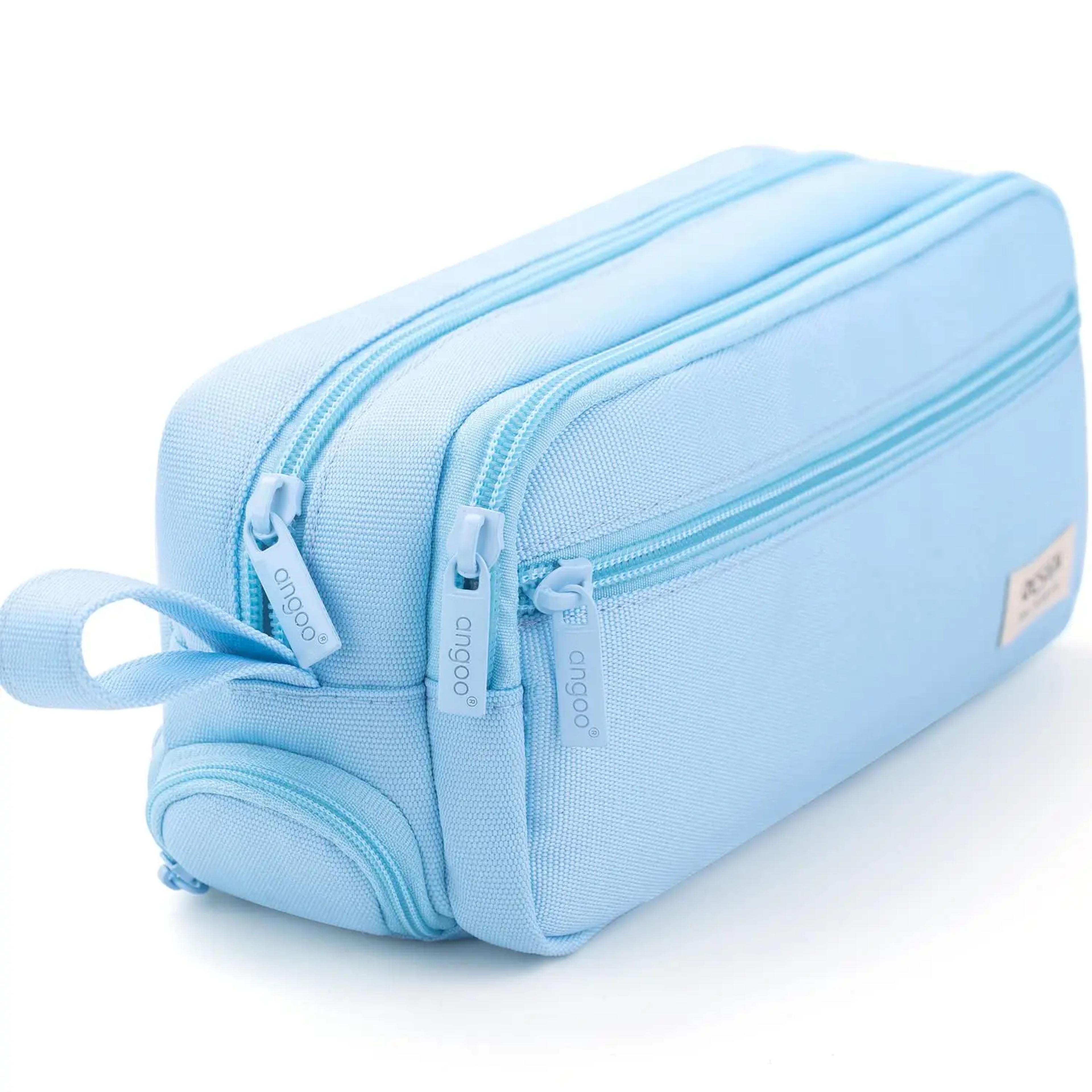 Large Capacity Pencil Case With Multi Compartments Waterproof Stationery Organizer Pouch 5