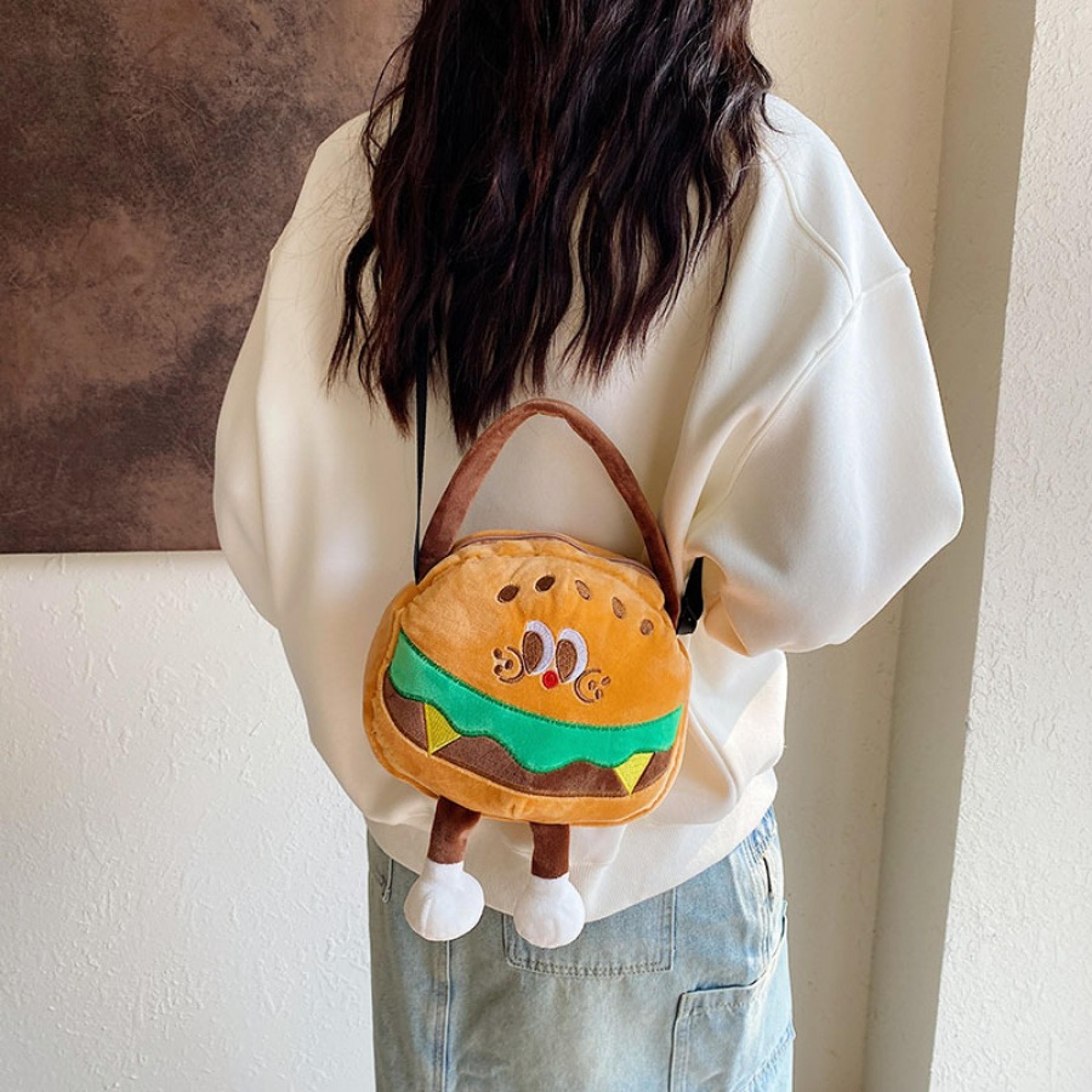Cute Fast Food Kawaii Plush Backpack Creative Back To School Backpack 1