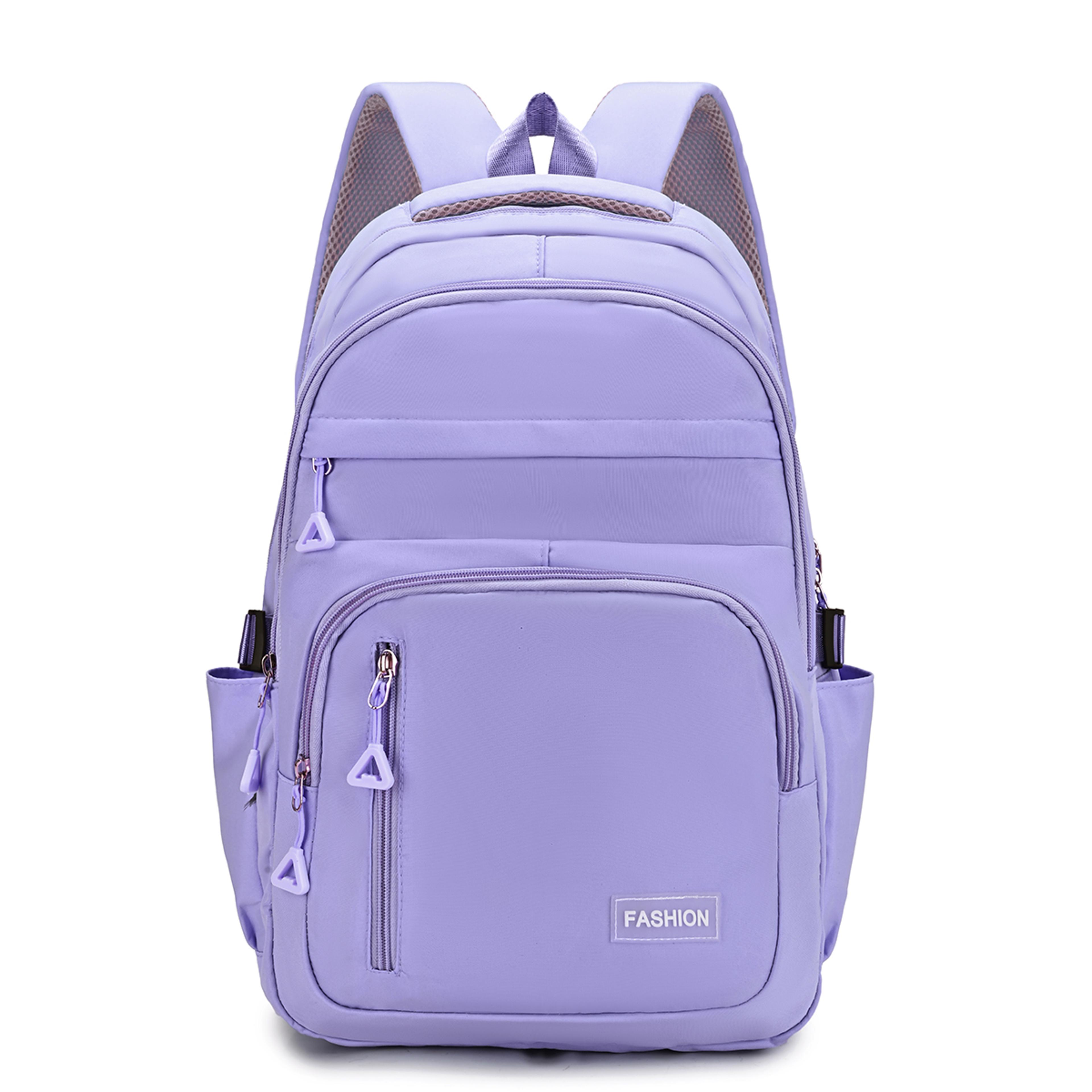 Macaron Pastel Lightweight Laptop Backpack  High Capacity School Bag Daily Back To School Backpack 9