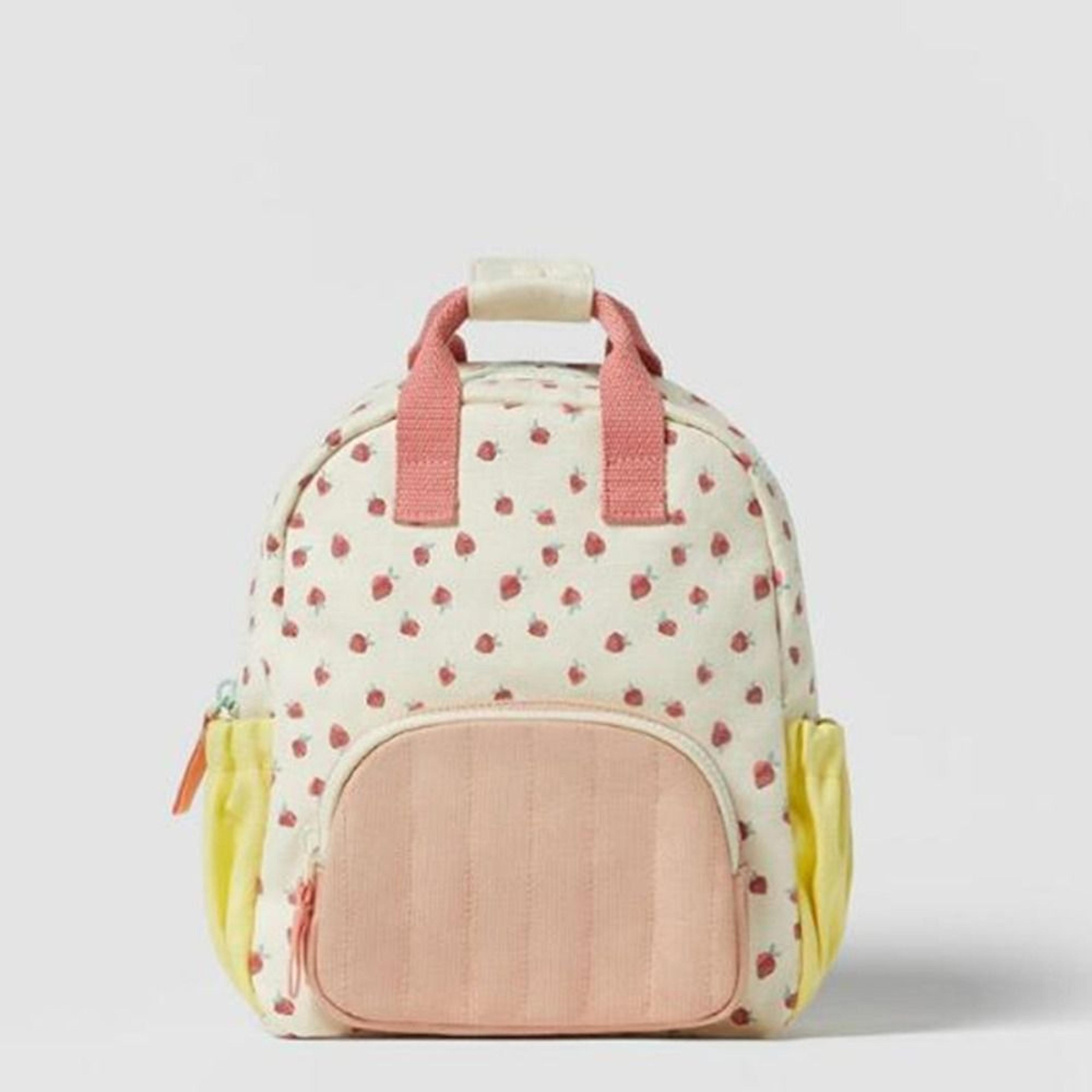 Personalized Embroidered Strawberry Backpack For Toddlers Back To School Backpack 1