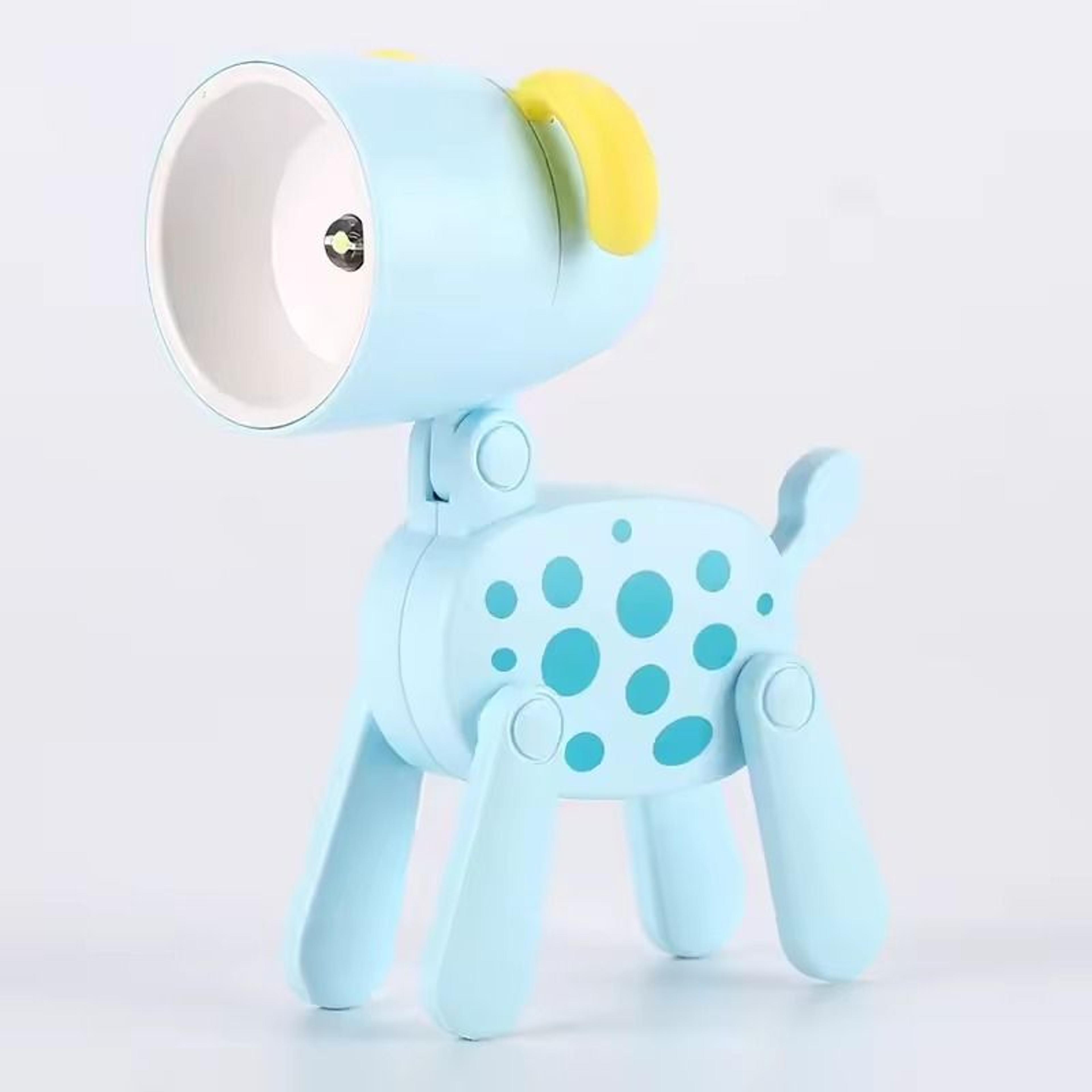 Cute Dog  Deer LED Night Light Foldable Kids Bedside Lamp Mini Book Light 15