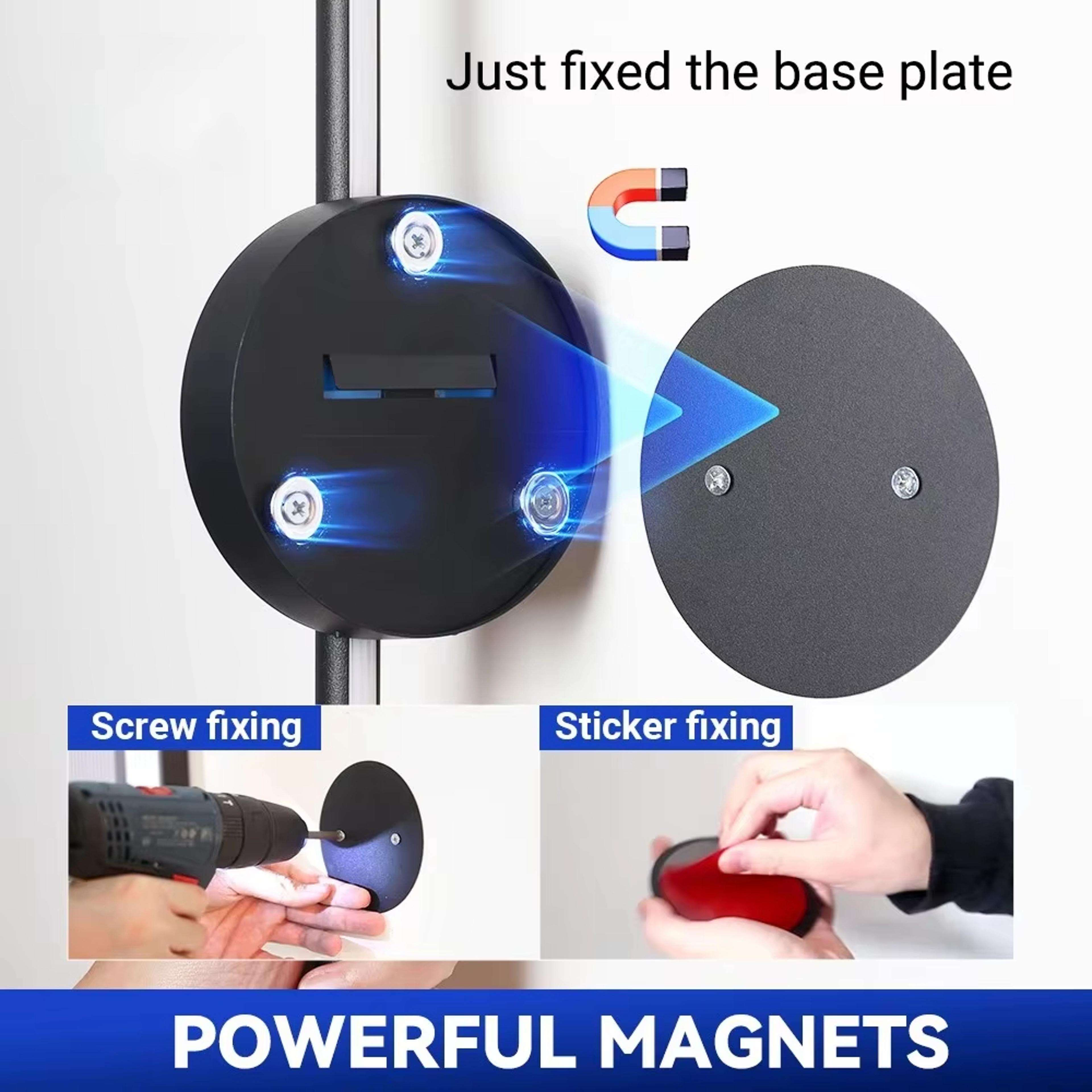 Rechargeable Magnetic LED Wall Sconce Wireless Wall Light For Bedroom Hallway  Living Room 3