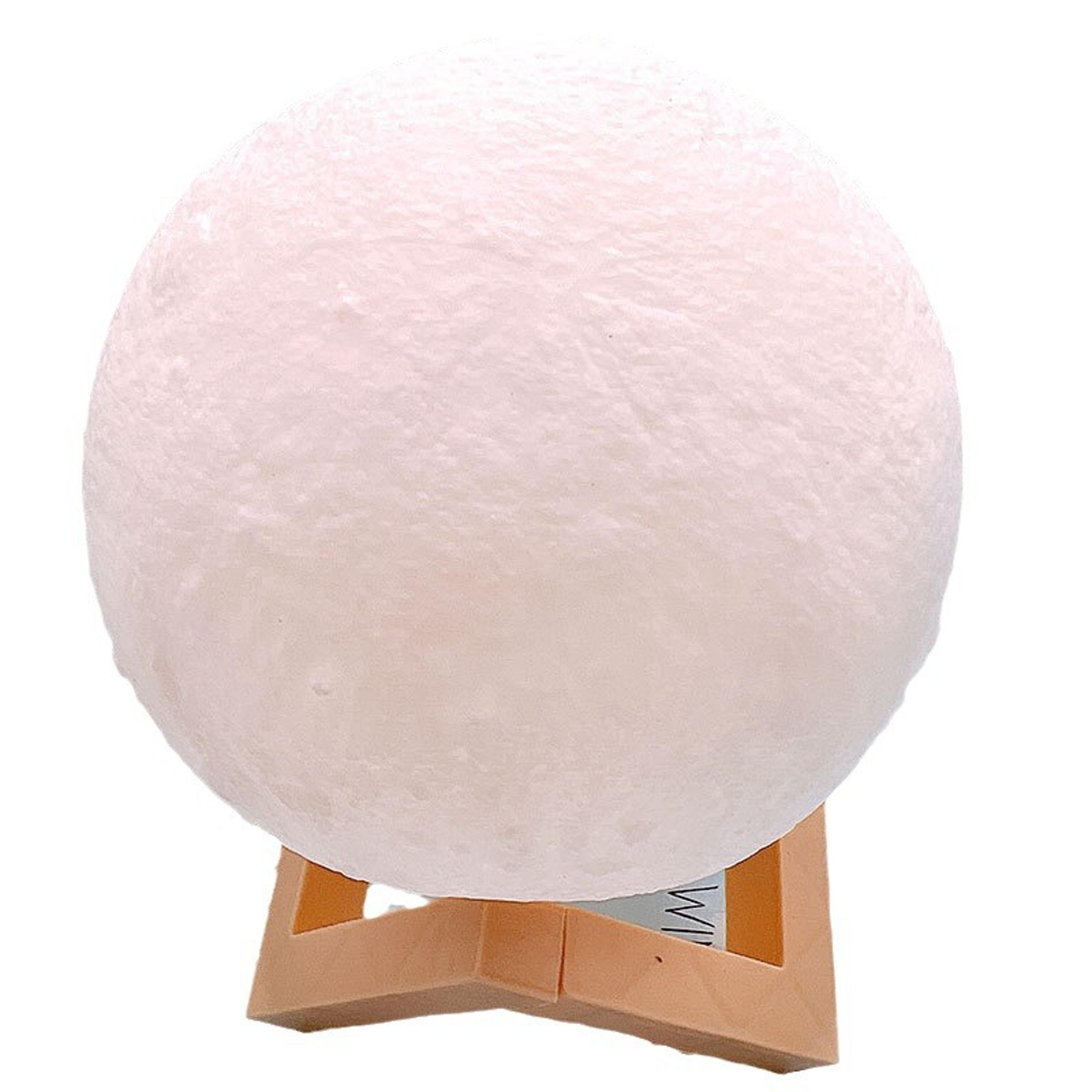 Moon Lamp LED Bedside Night Light With Stand For Bedroom Desk Decor 3
