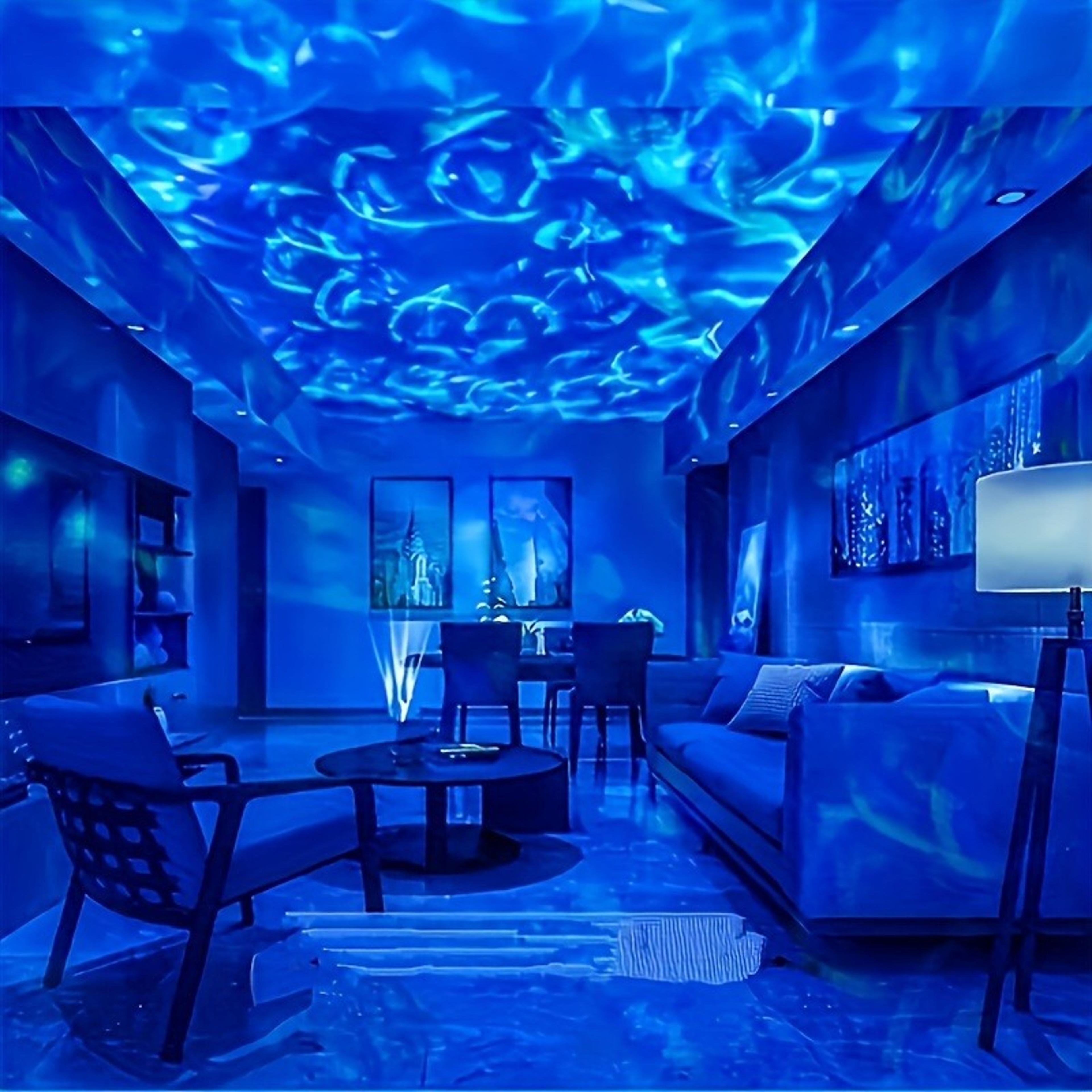 Galaxy Star Projector LED Night Light With Water Wave Effect  Remote Control 3