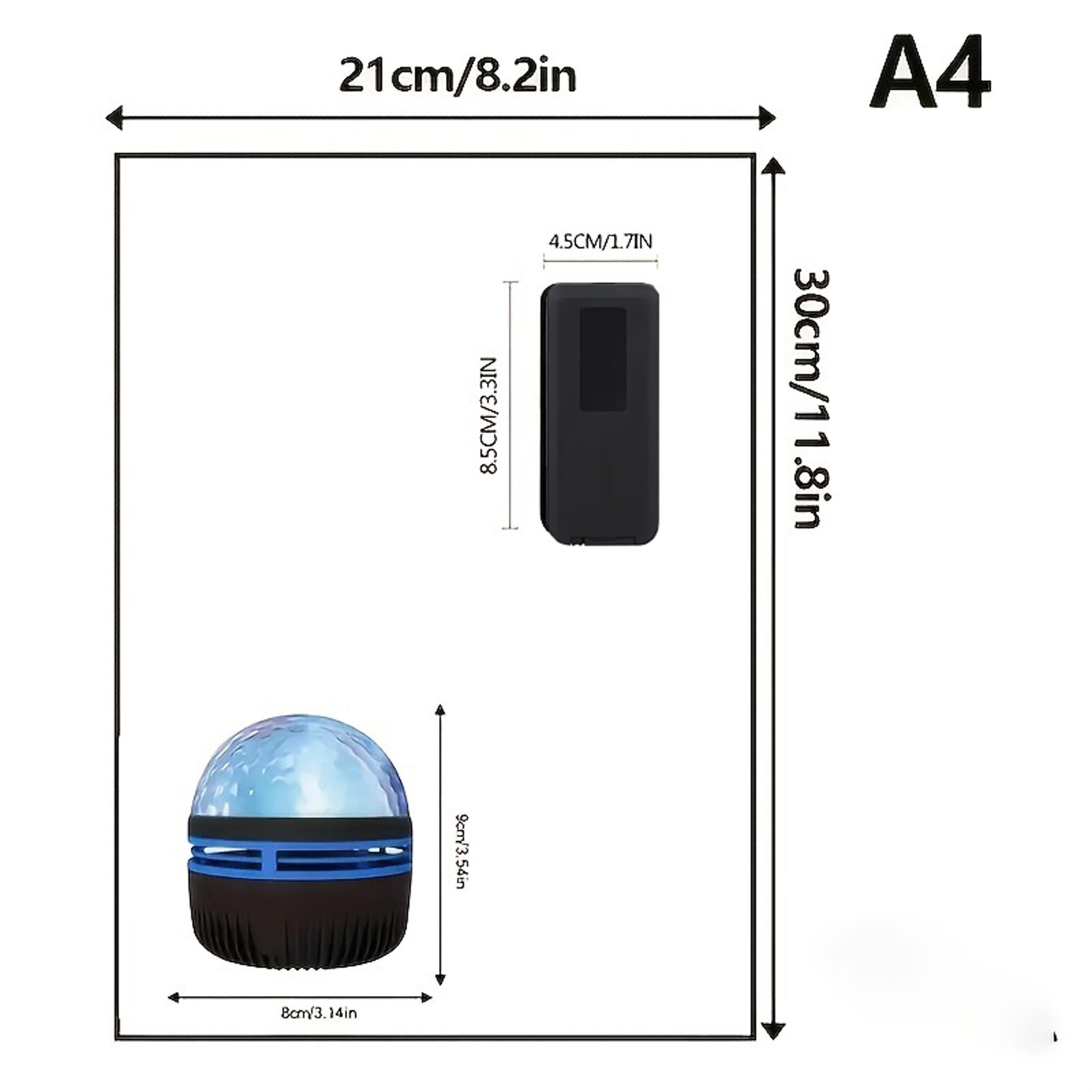 Galaxy Star Projector LED Night Light With Water Wave Effect  Remote Control 6