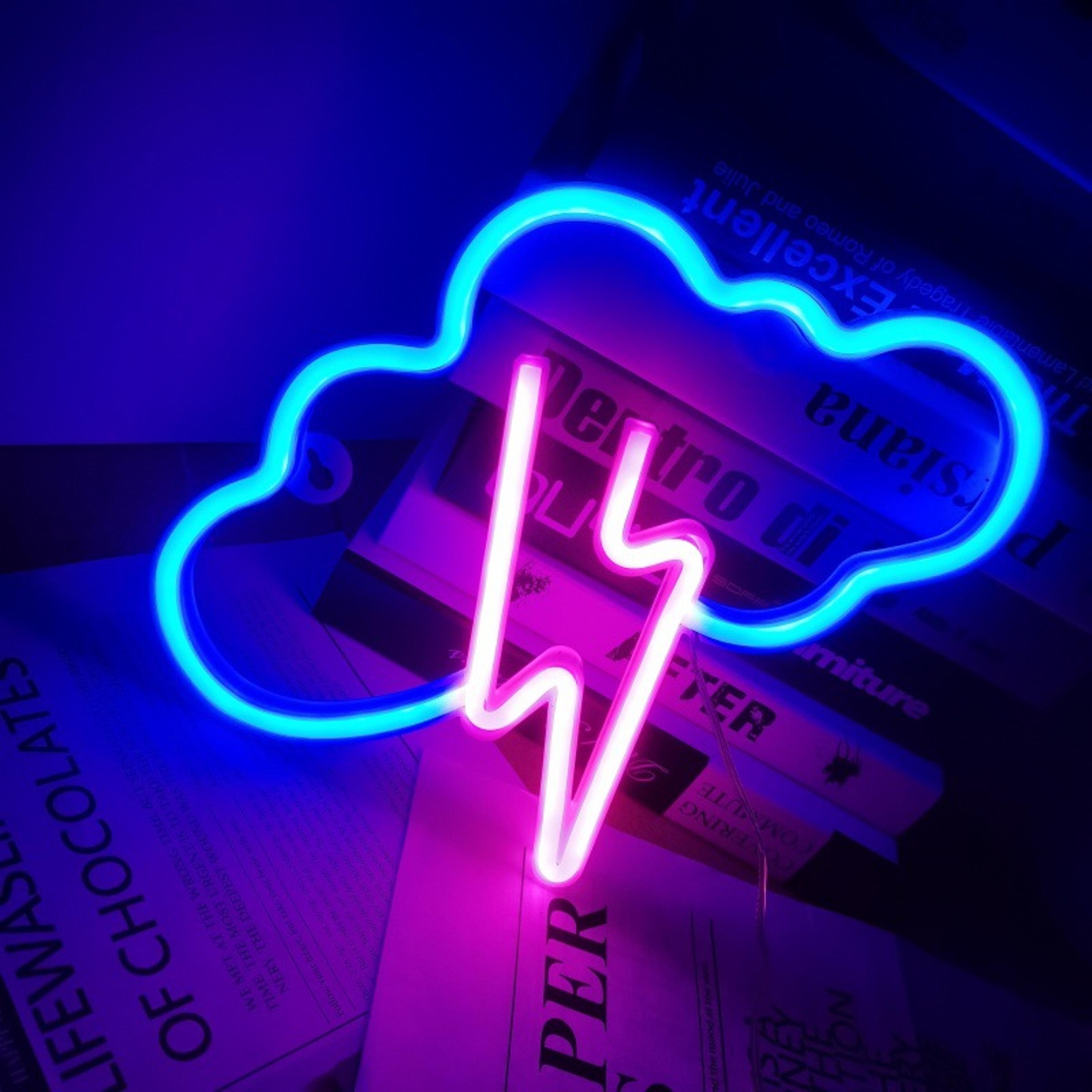 Modern LED Neon Light USB  Battery Powered Neon Wall Decor For Bedroom Parties  Home 16