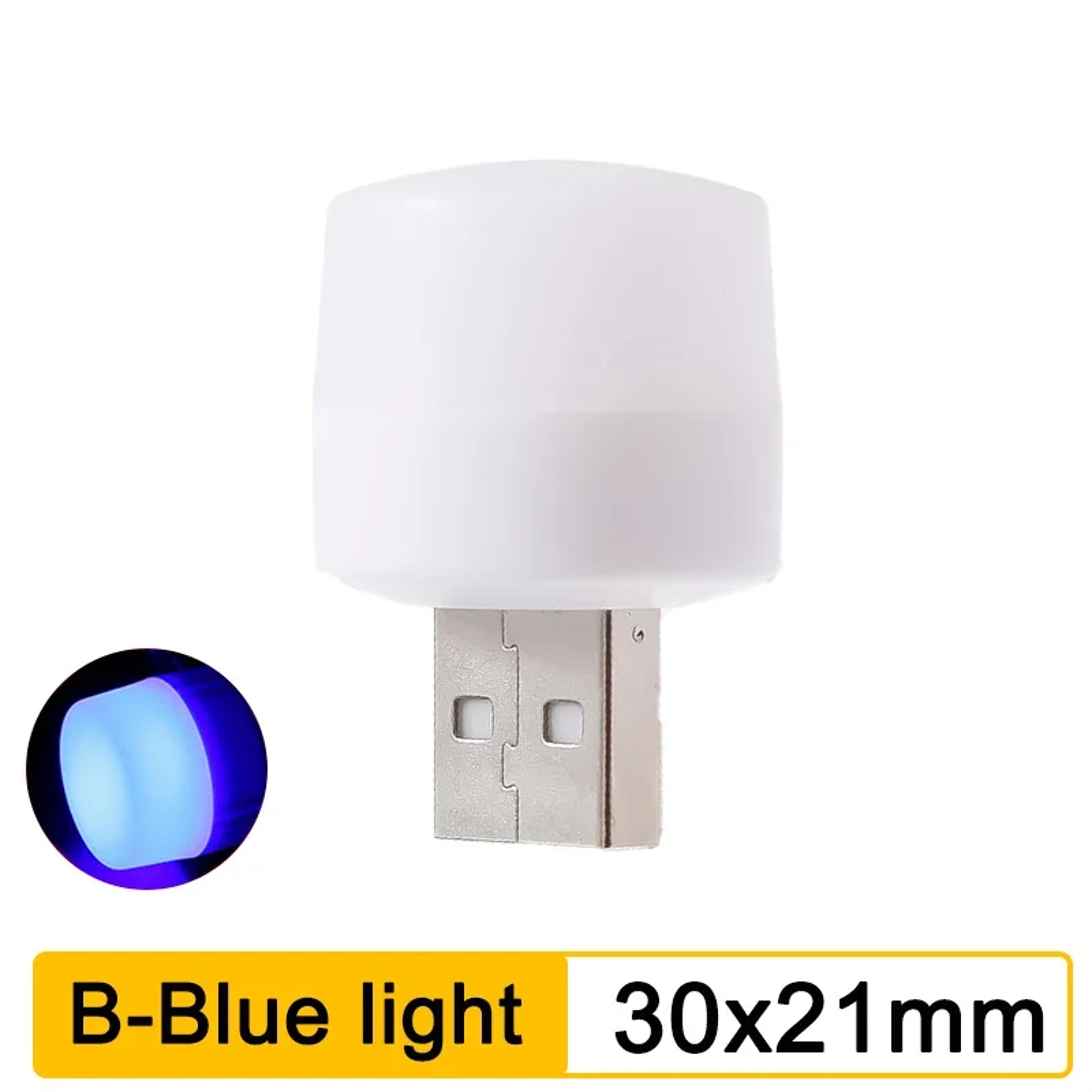 Portable USB Night Light Mini LED Lamp For Reading Bedroom  Power Bank Use 7