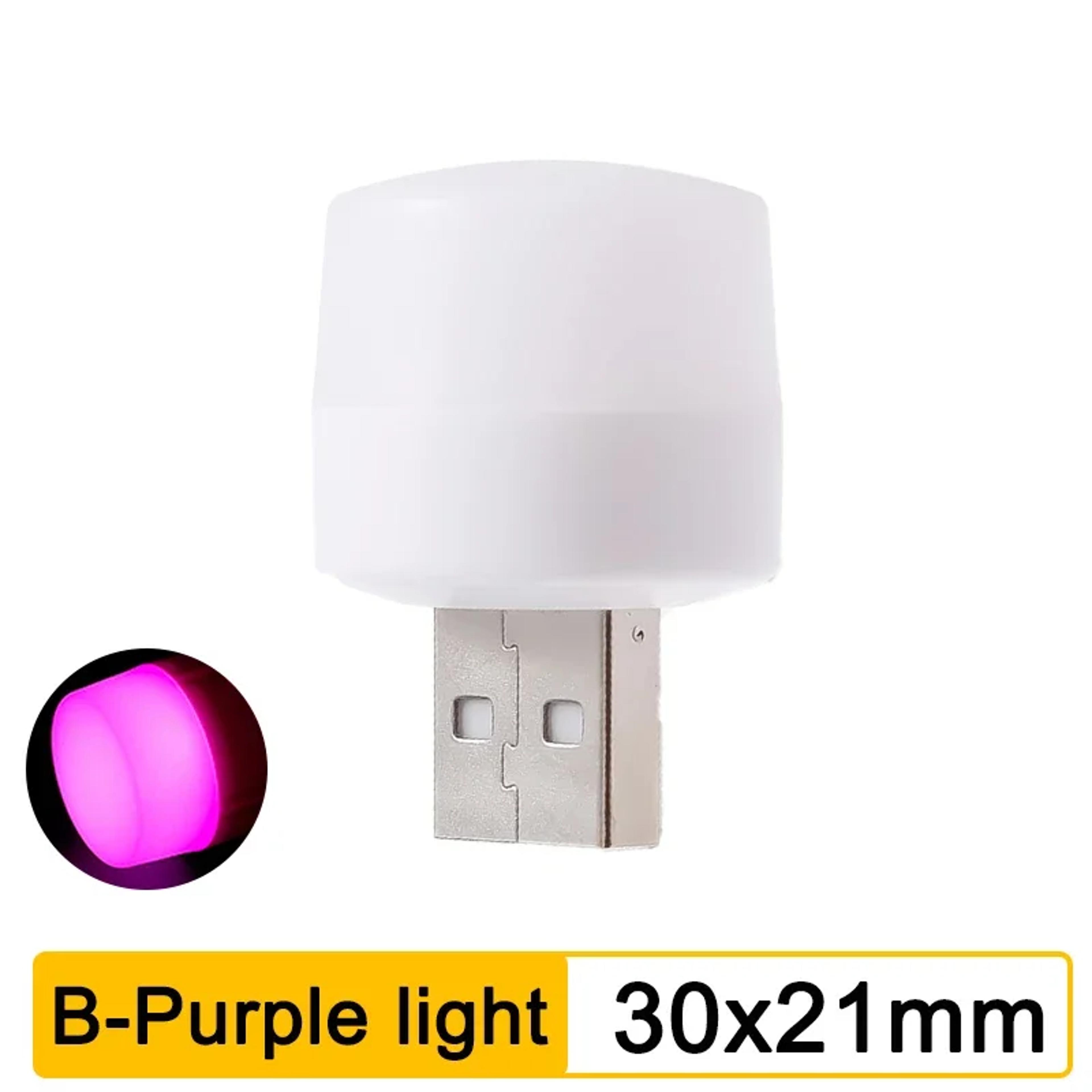 Portable USB Night Light Mini LED Lamp For Reading Bedroom  Power Bank Use 8