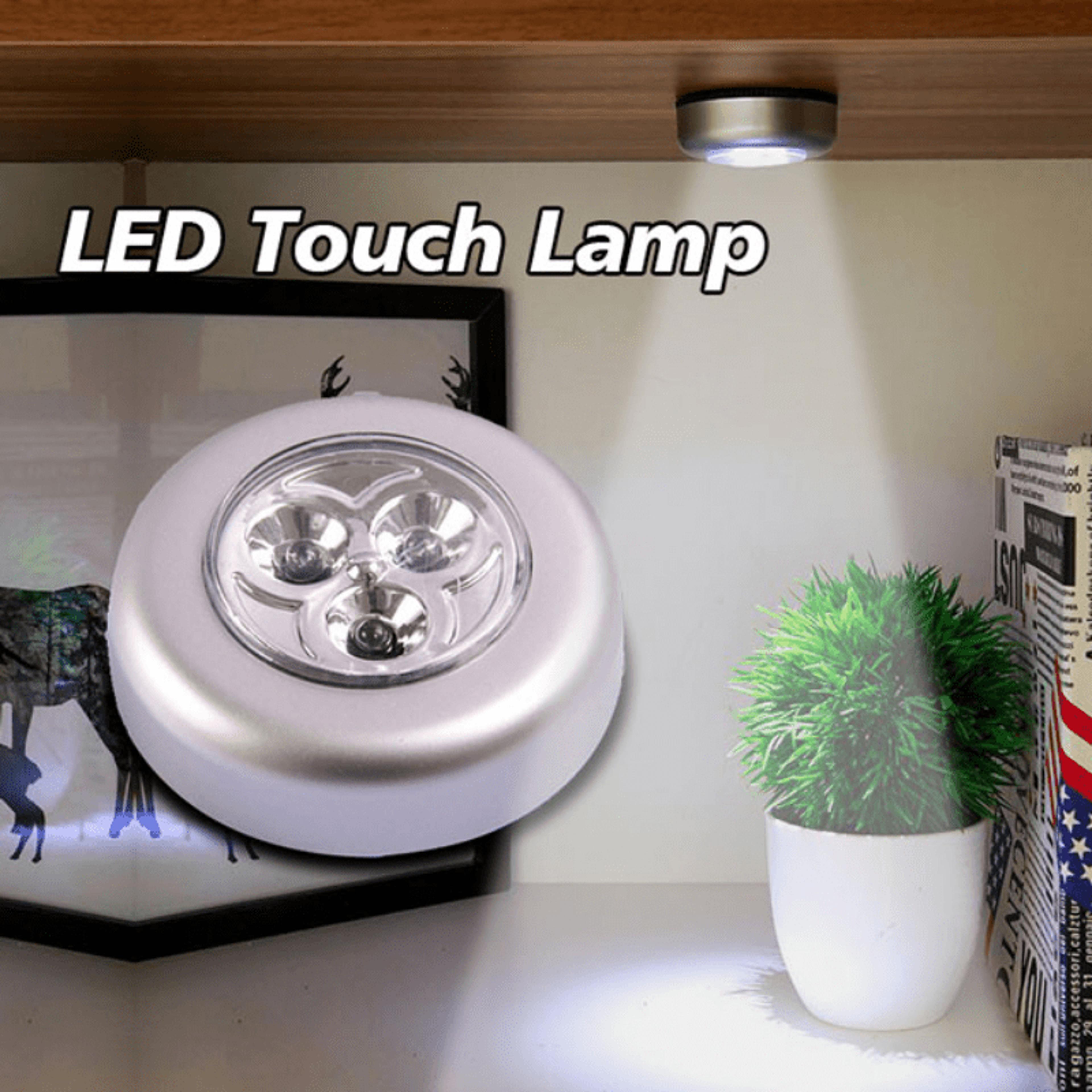 Lumi P Wireless Touch Under Cabinet Light Battery Powered LED Night Lamp 3
