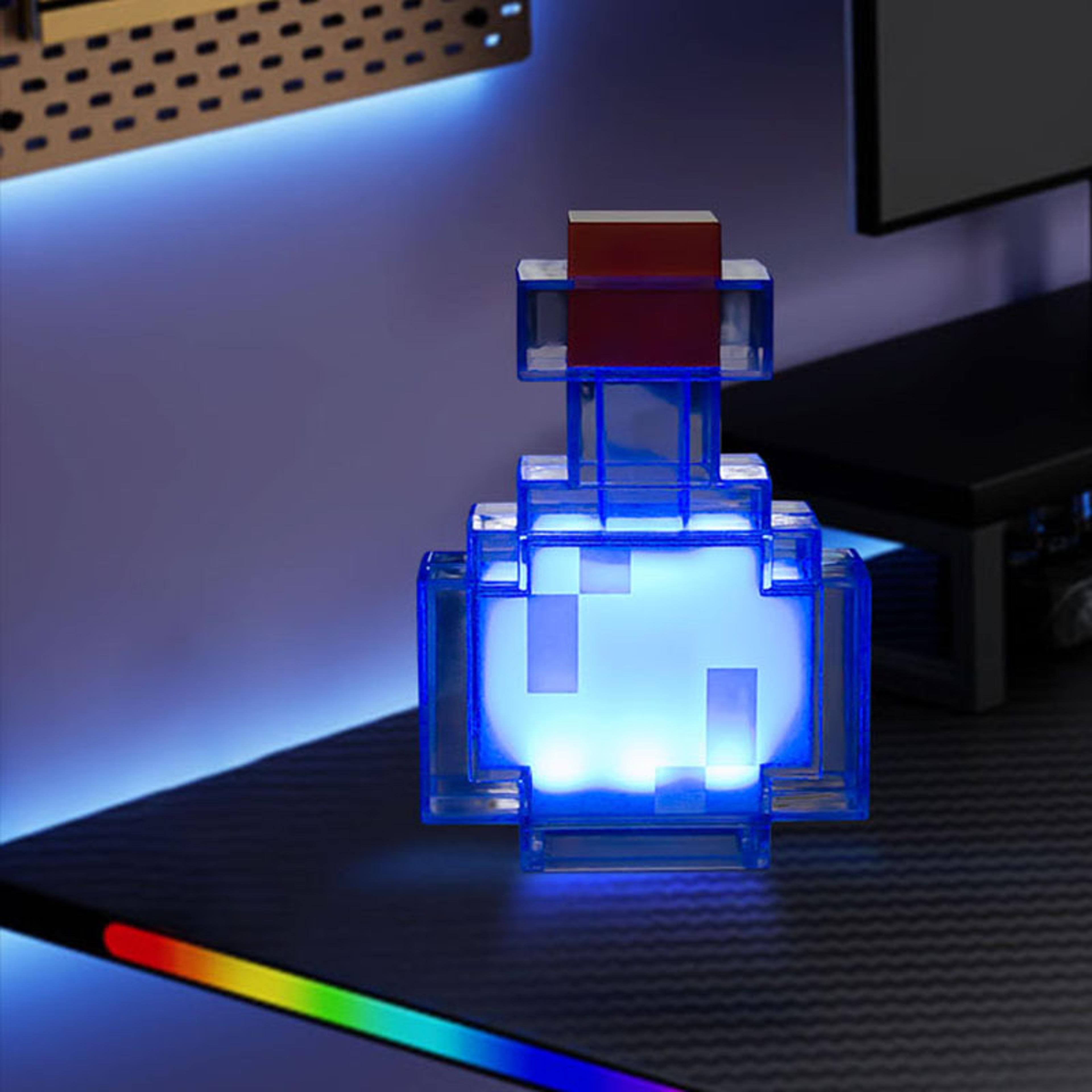 Minecraft Potion Bottle Night Light Rechargeable LED Lamp For Kids Bedroom  Gaming Room 0