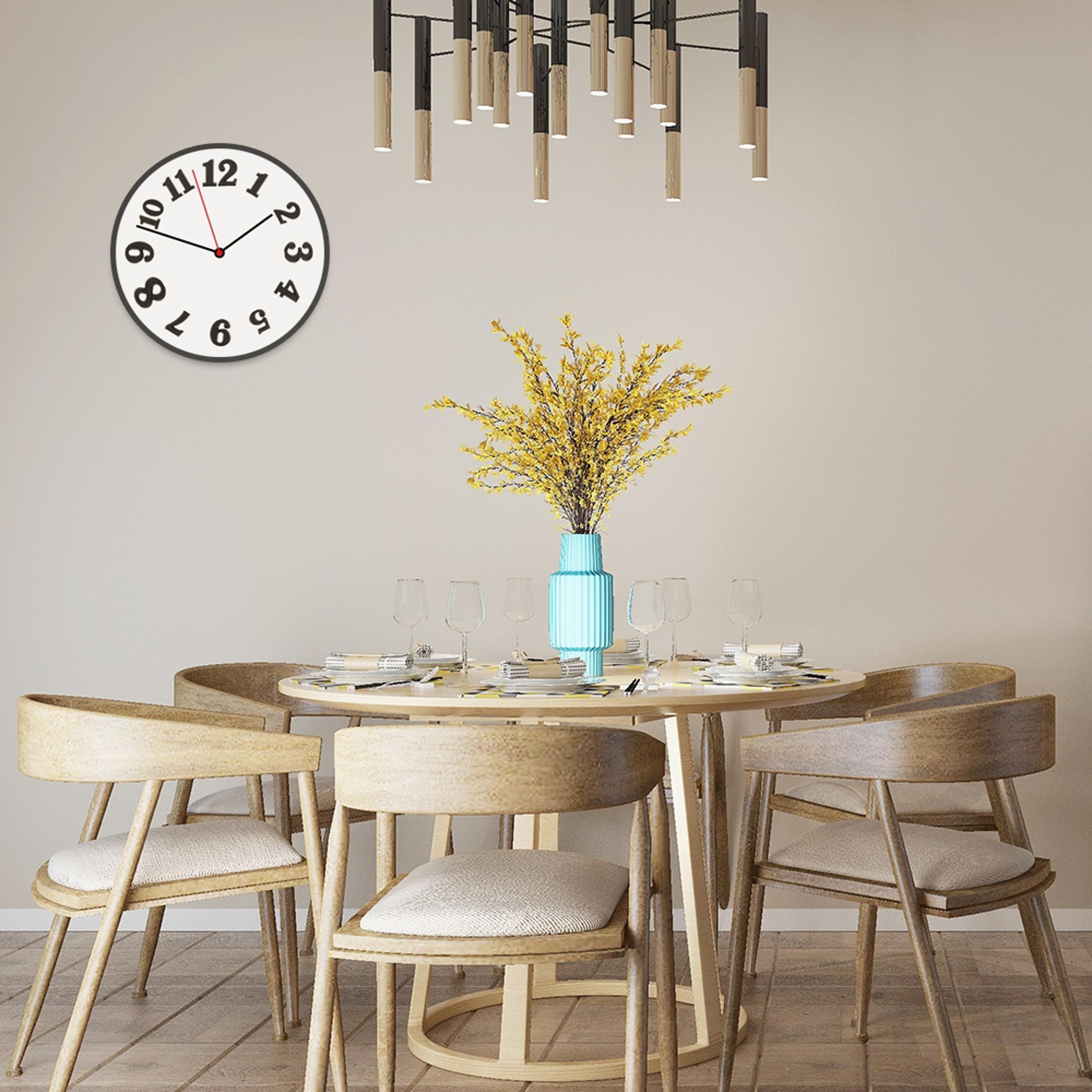 DIY Wall Clock Kit With Roman  Arabic Numerals Large Modern Wall Clock Stickers With Quartz Movemen 3